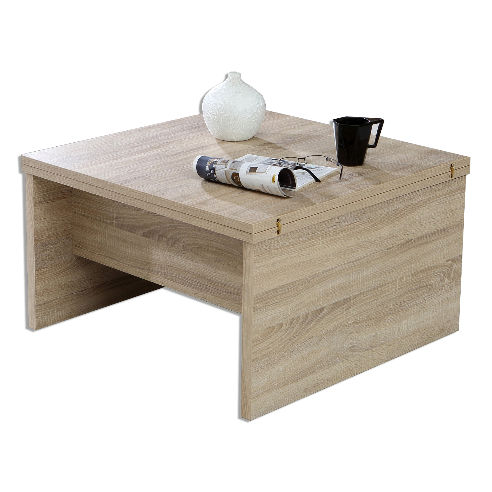 Couchtisch - Sonoma Eiche - 80x80 cm