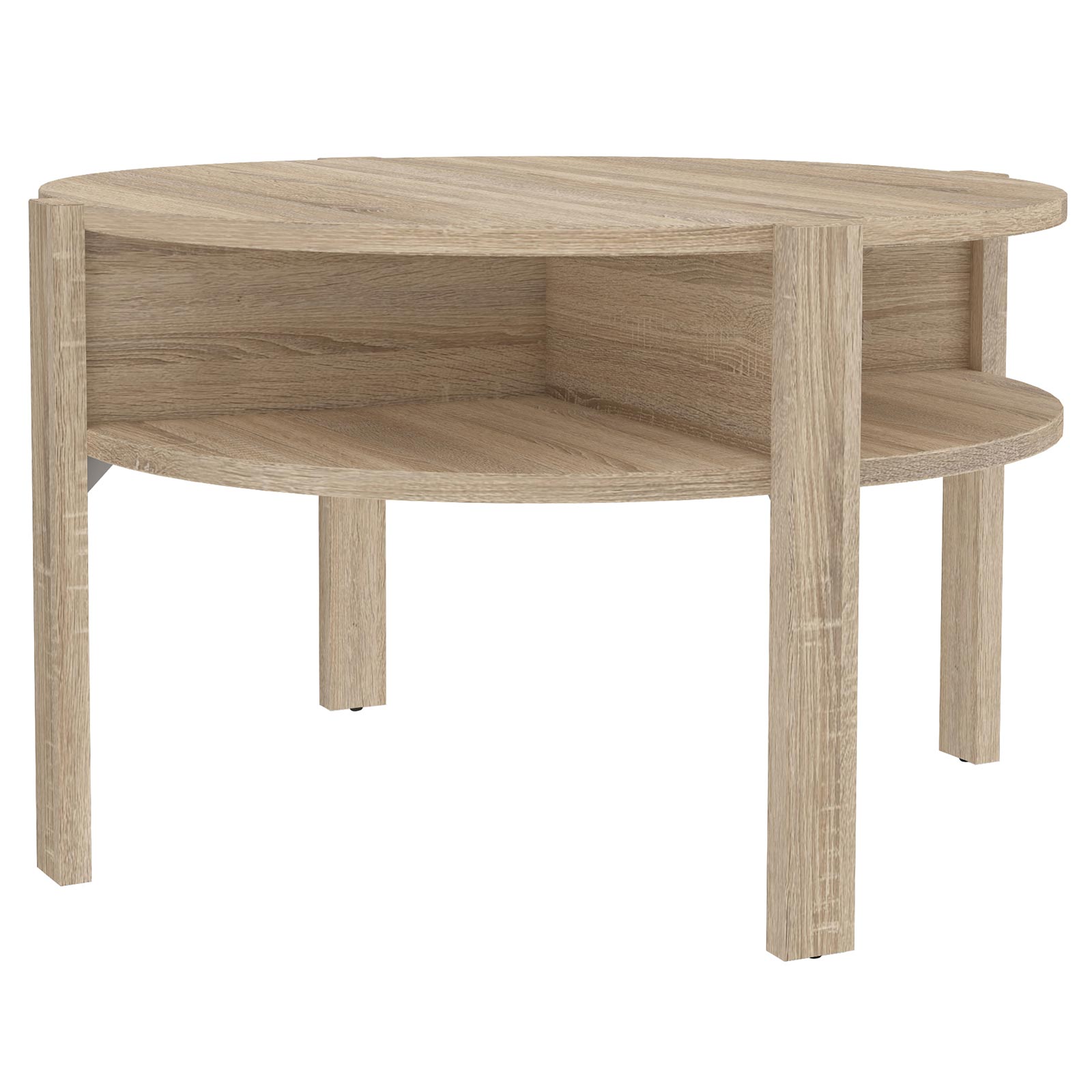 Couchtisch - Sonoma Eiche - rund - Ø 75 cm