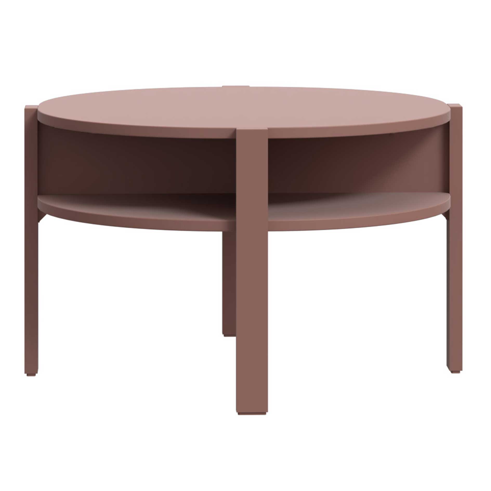 Couchtisch - terrakotta - Ø 74 cm