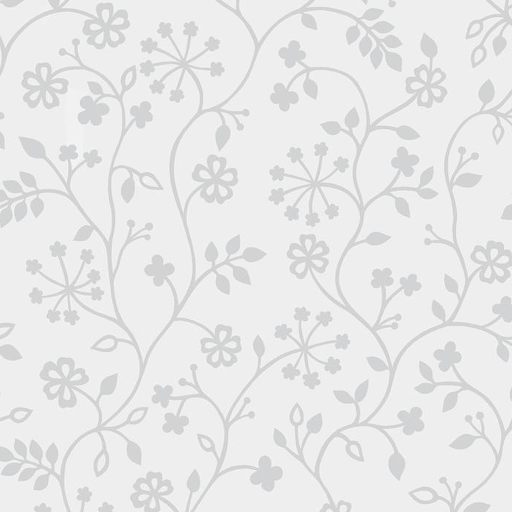 d-c fix Glasfolie - weiß-grau - Blumenranken - Sichtschutz - 45x150 cm