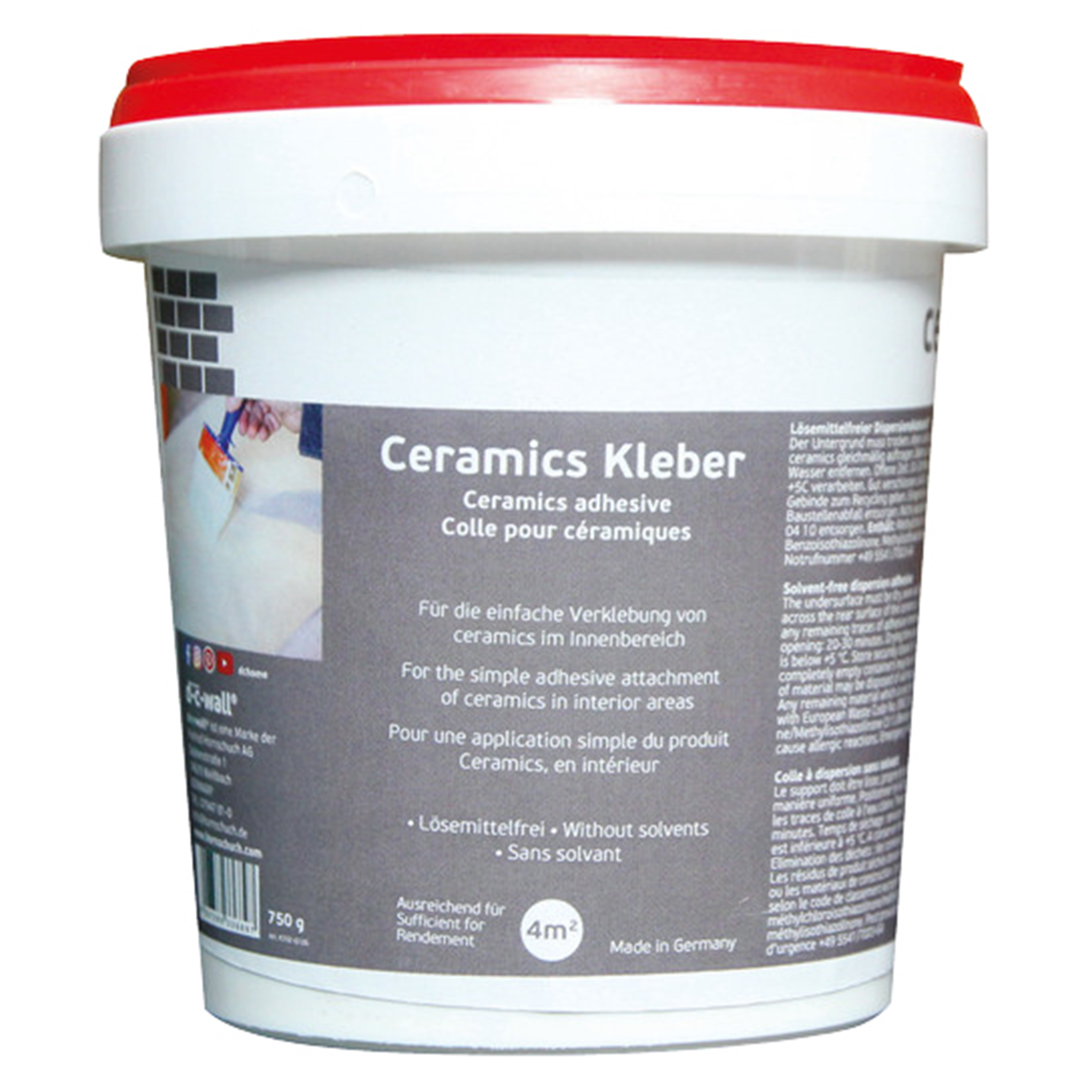 d-c-wall Ceramics Kleber - 750 g
