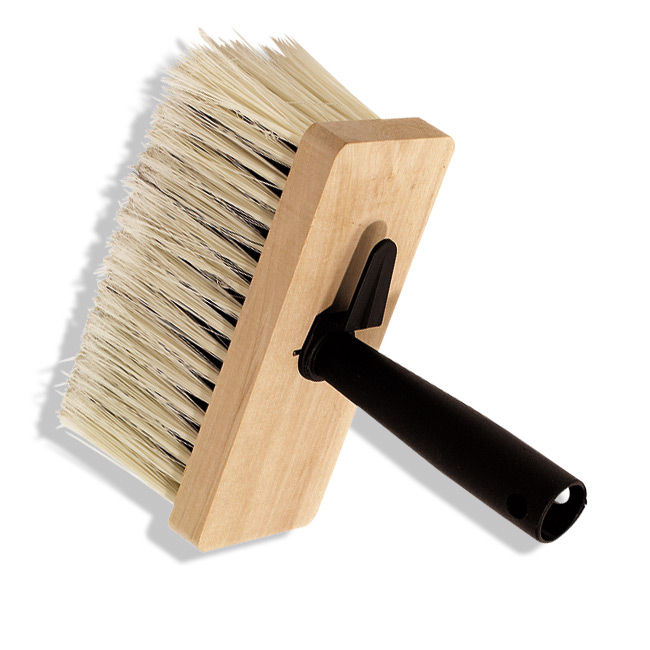Deckenbürste - Holz - Naturborsten - 17 cm