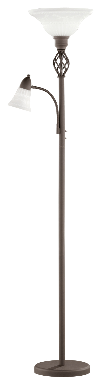 Deckenfluter - rostfarbig - Ø 28 cm