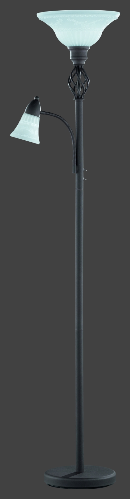 Deckenfluter - rostfarbig - Ø 28 cm