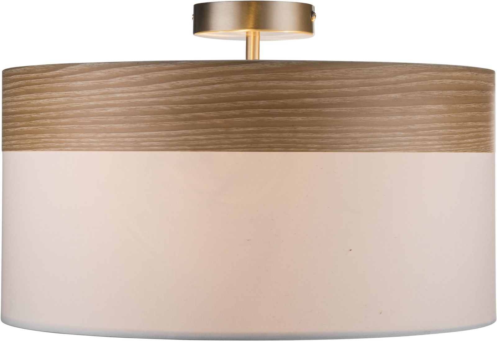 Deckenlampe - beige - Holz - 3-flammig
