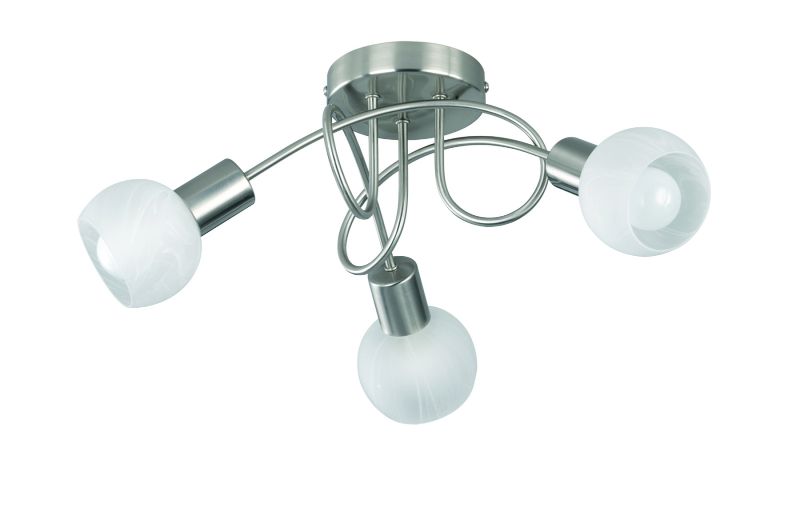 Deckenleuchte ANTIBES - Nickel matt - Ø 47 cm