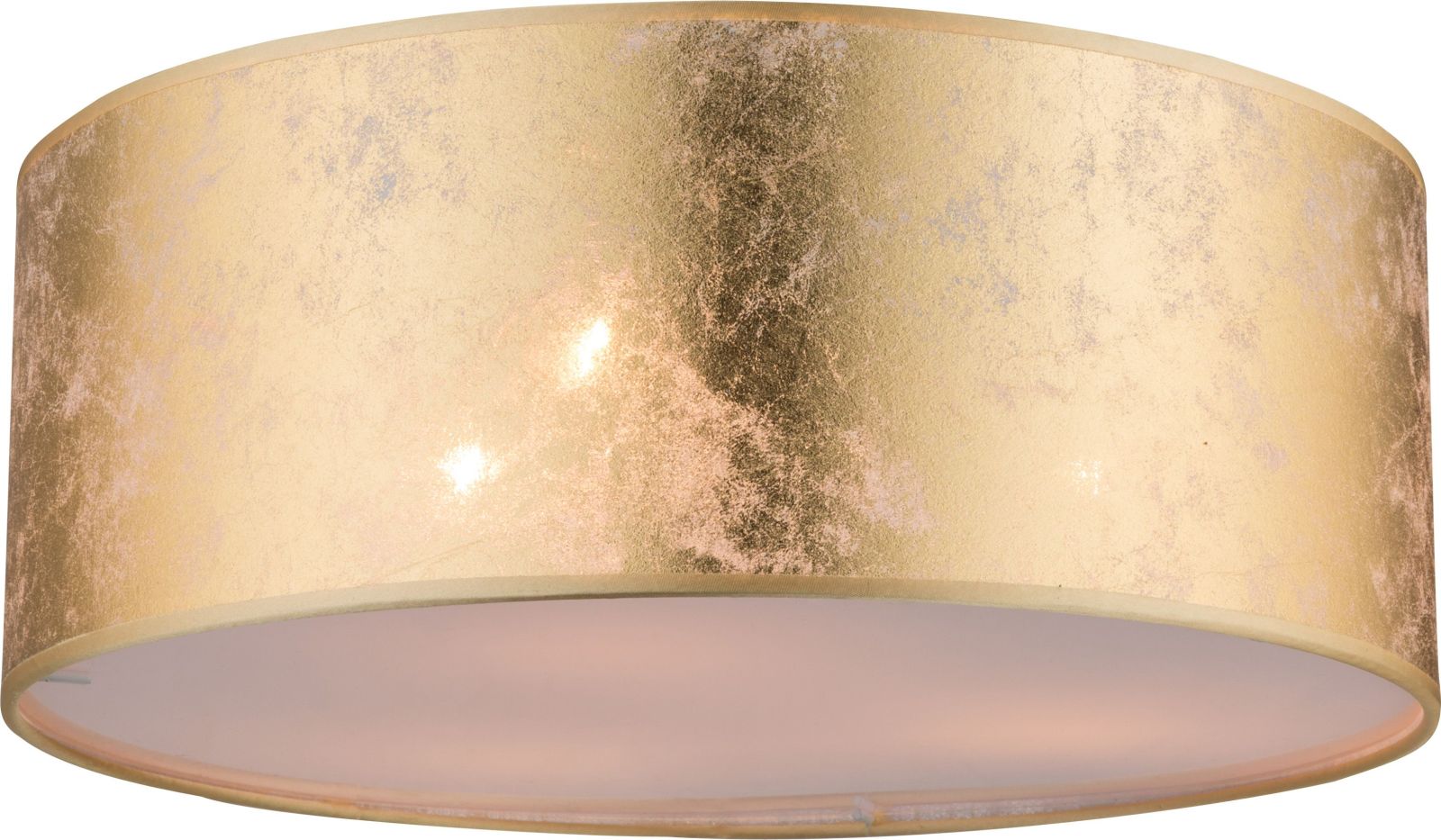 Deckenleuchte - Nickel matt - gold