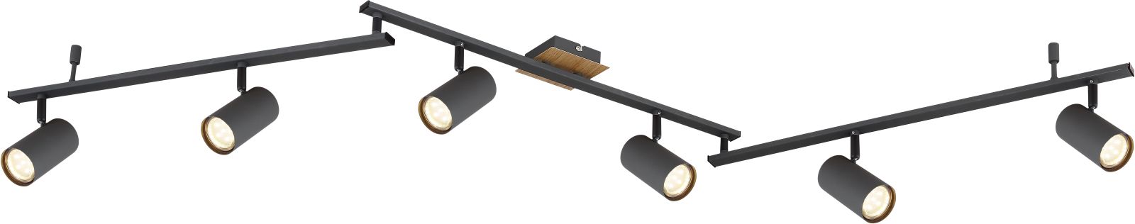 Deckenstrahler - graphit - beweglich - 180 cm