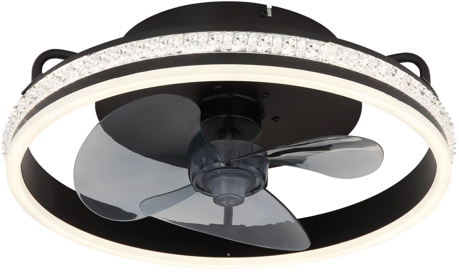 Deckenventilator CATALEYA - schwarz - dimmbar - Nachtlicht