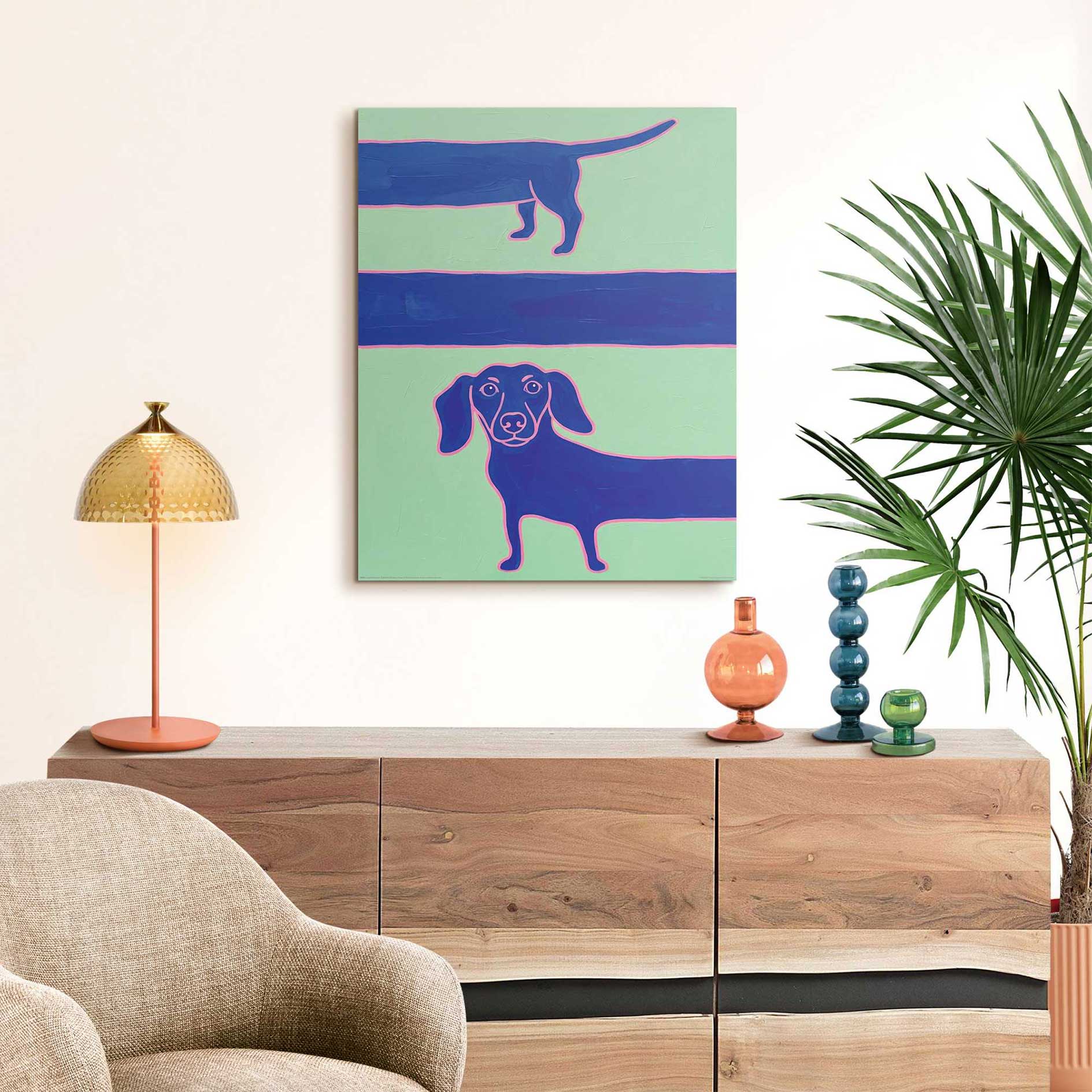Deco Panel LONG DACHSHUND - 40x50 cm
