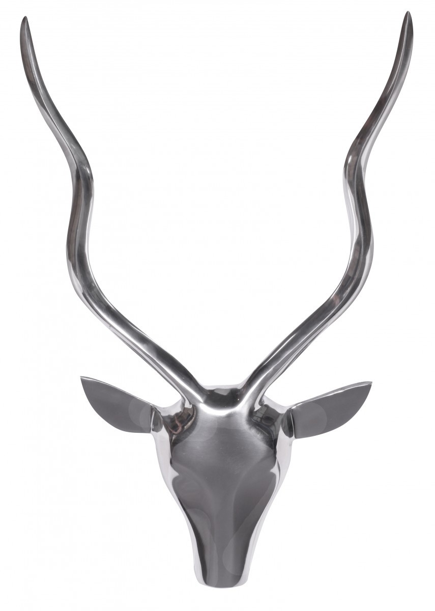 Deko-Geweih - silber - 33 cm breit