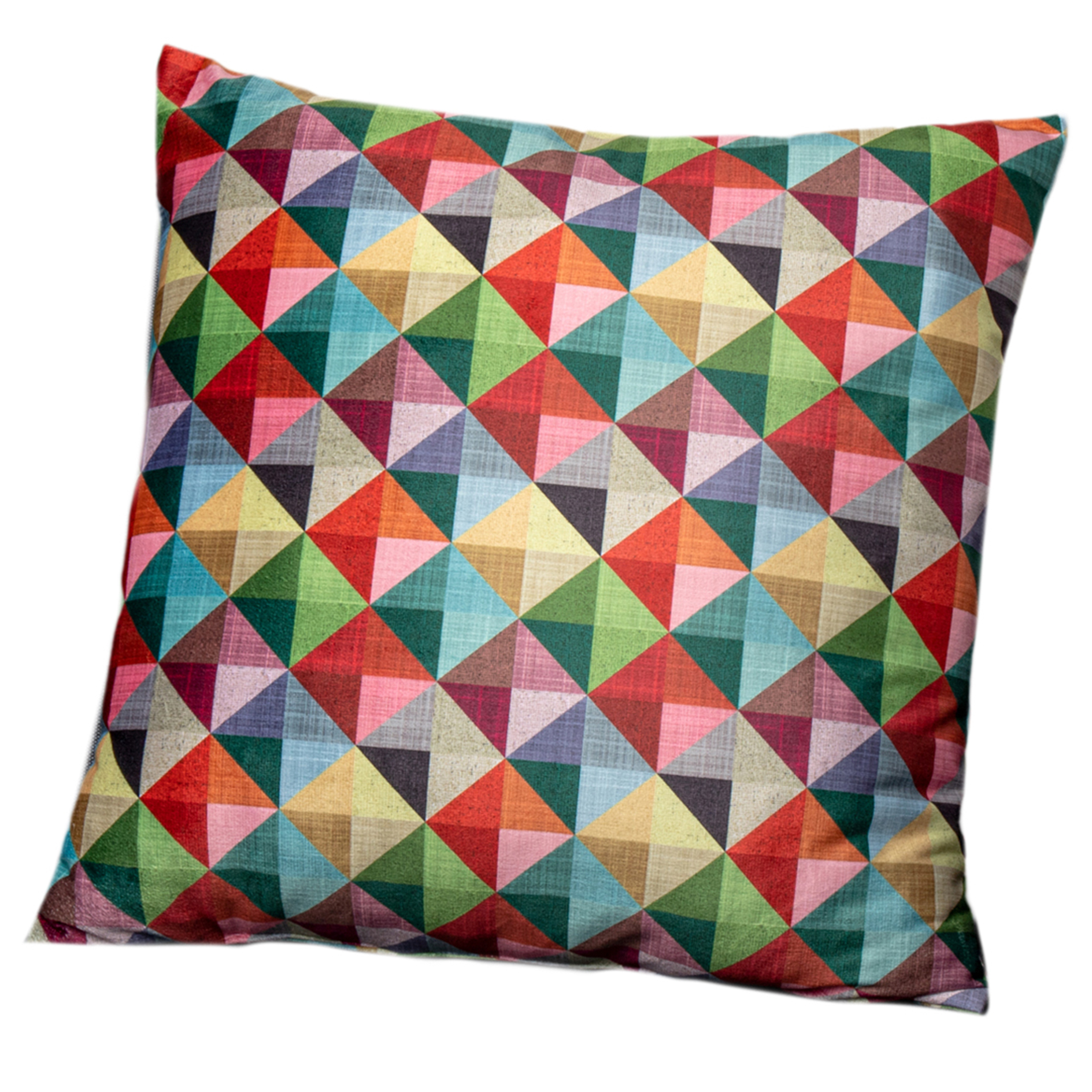 Dekokissen - bunt - Plüsch - 45x45 cm