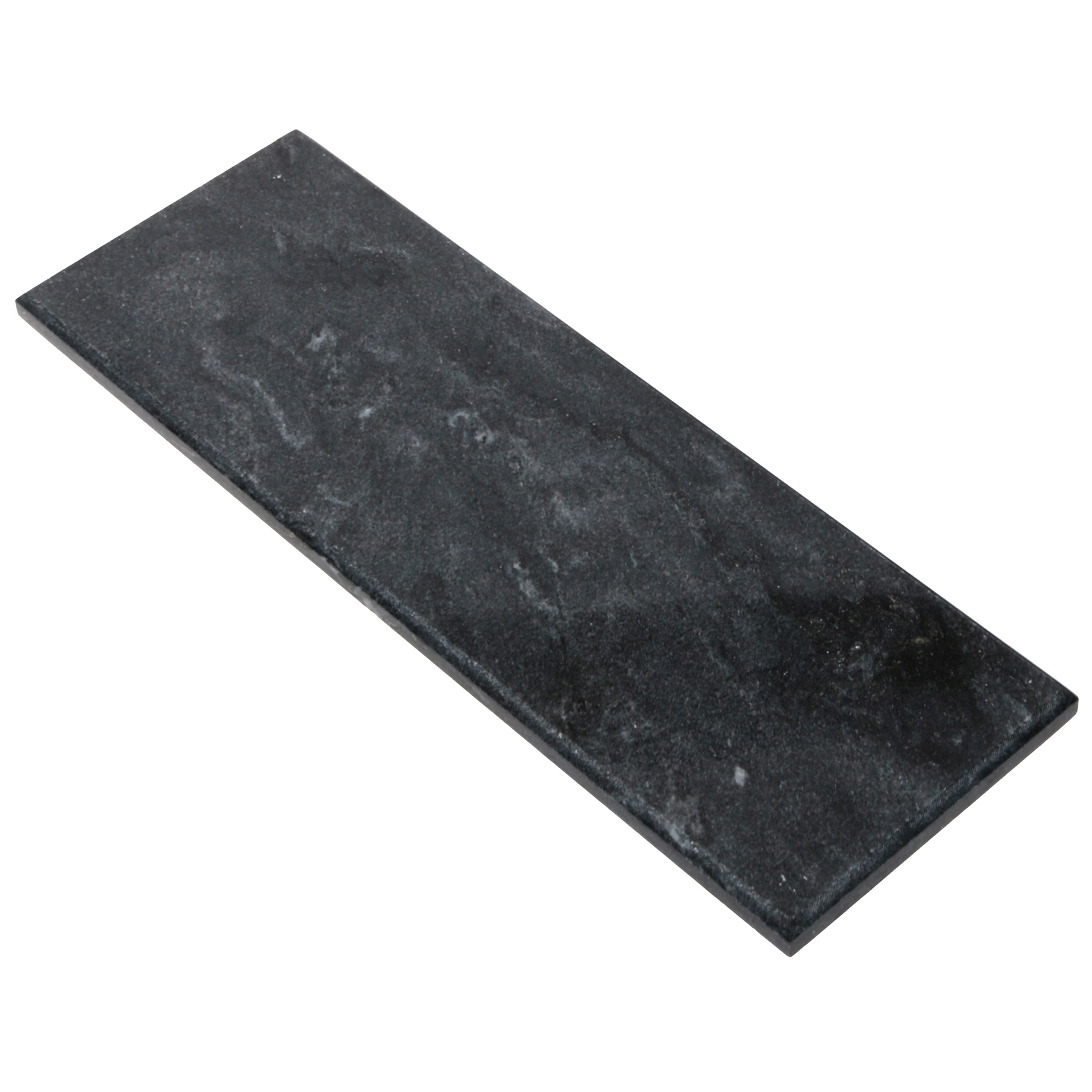 Dekotablett - schwarz - Marmor - 10x30 cm