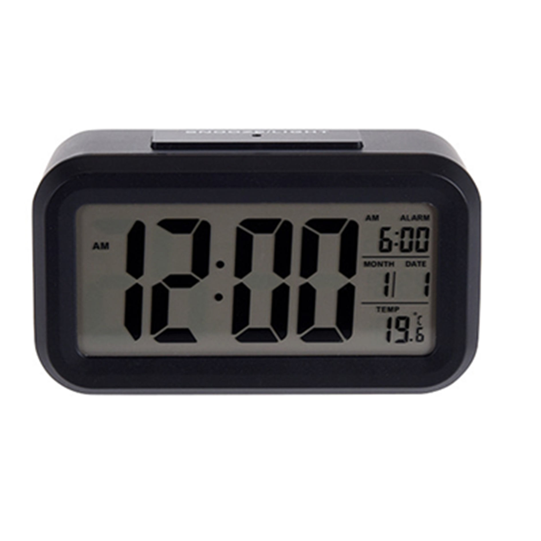 Digitalwecker - sortiert - schwarz oder weiß - 14,5 cm
