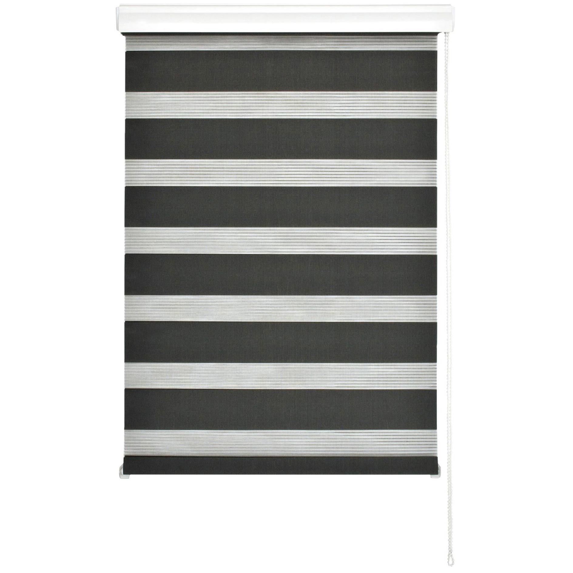 Doppelrollo - anthrazit - 75x160 cm