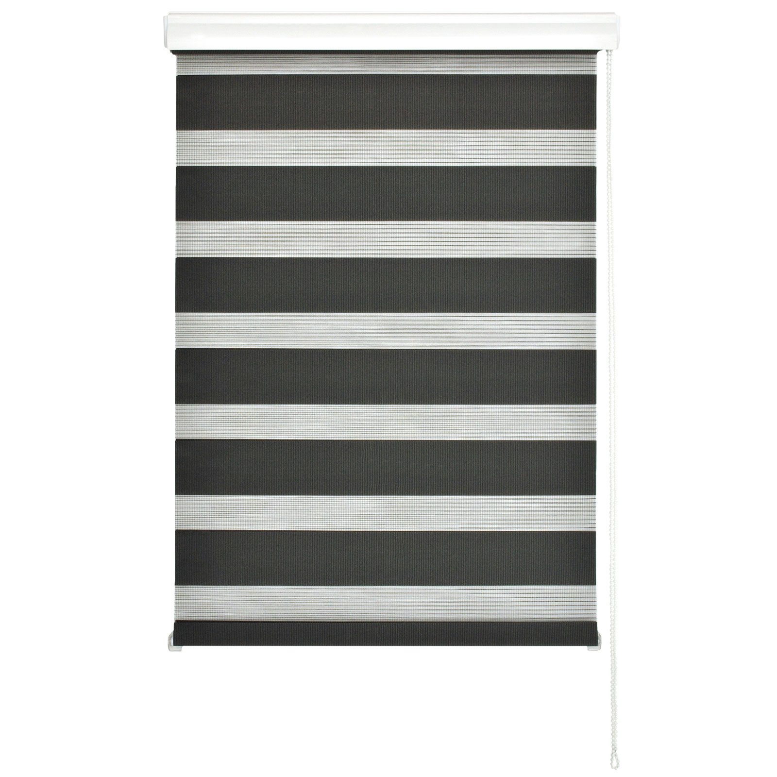 Doppelrollo - anthrazit - 90x220 cm