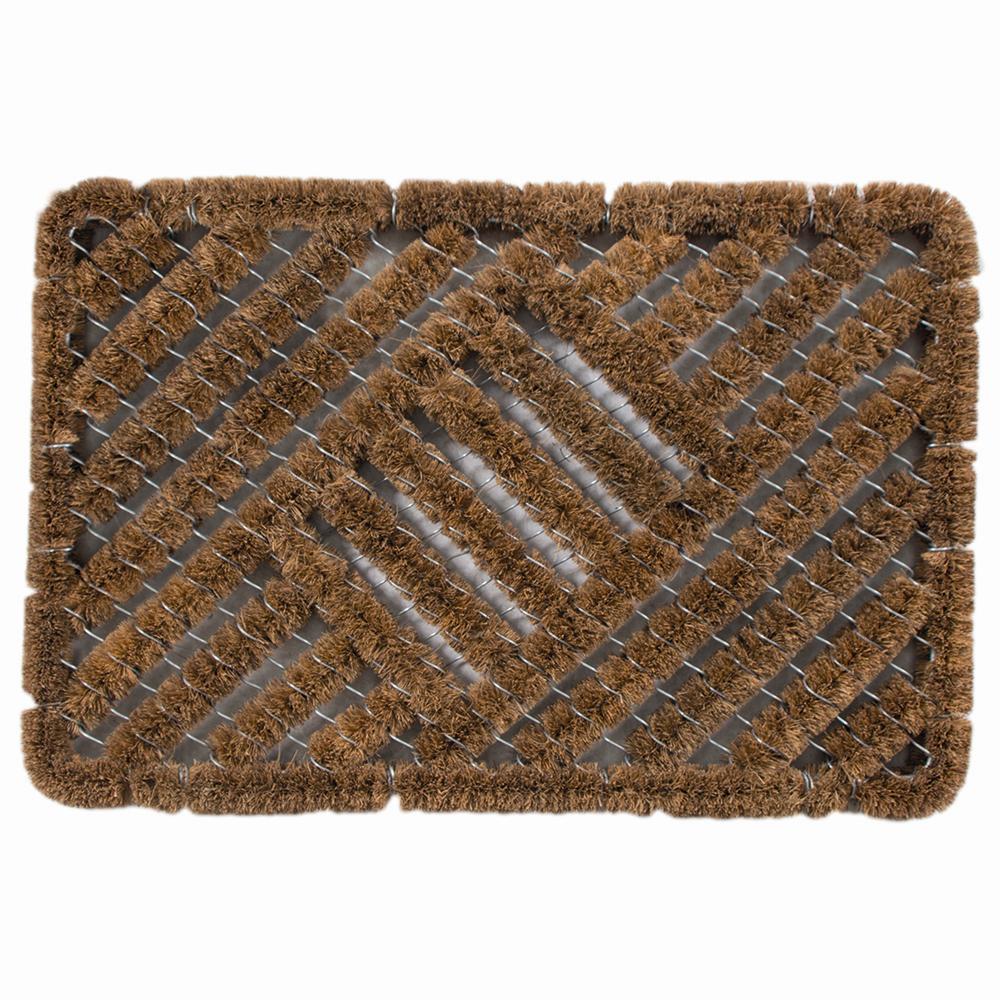 Drahtgittermatte WIRE - natur - Kokos - 39x59 cm