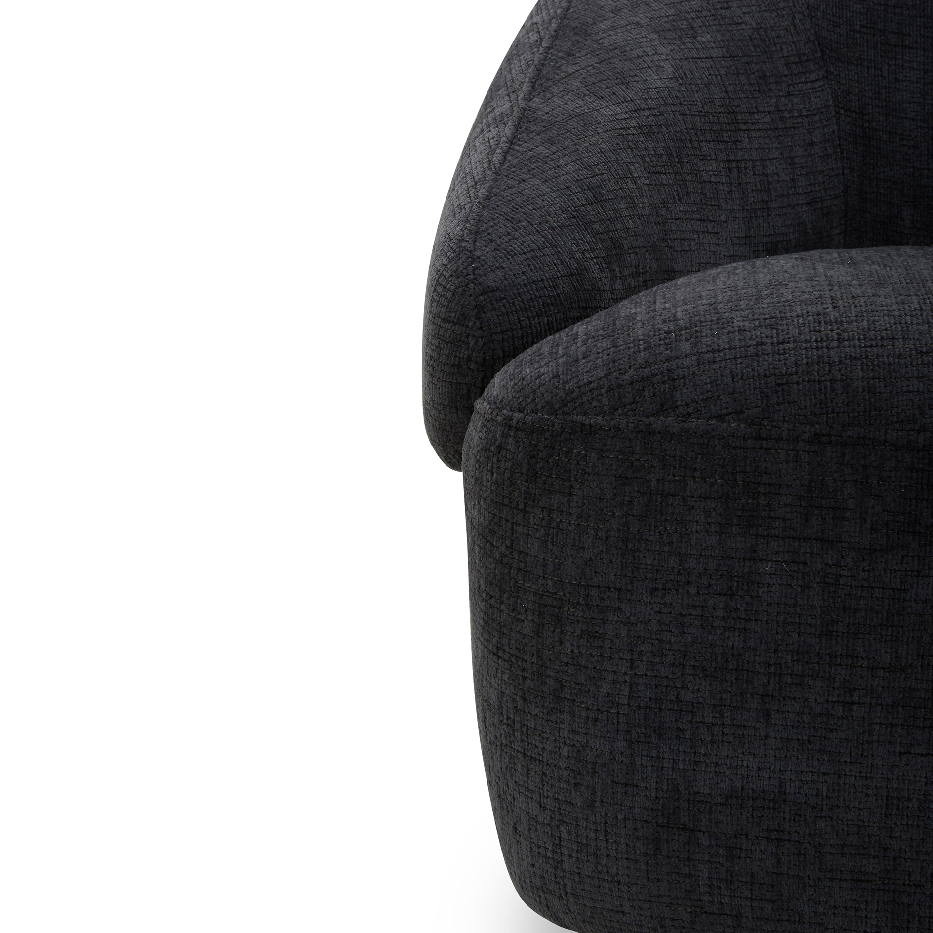 Drehsessel - anthrazit - Webstoff