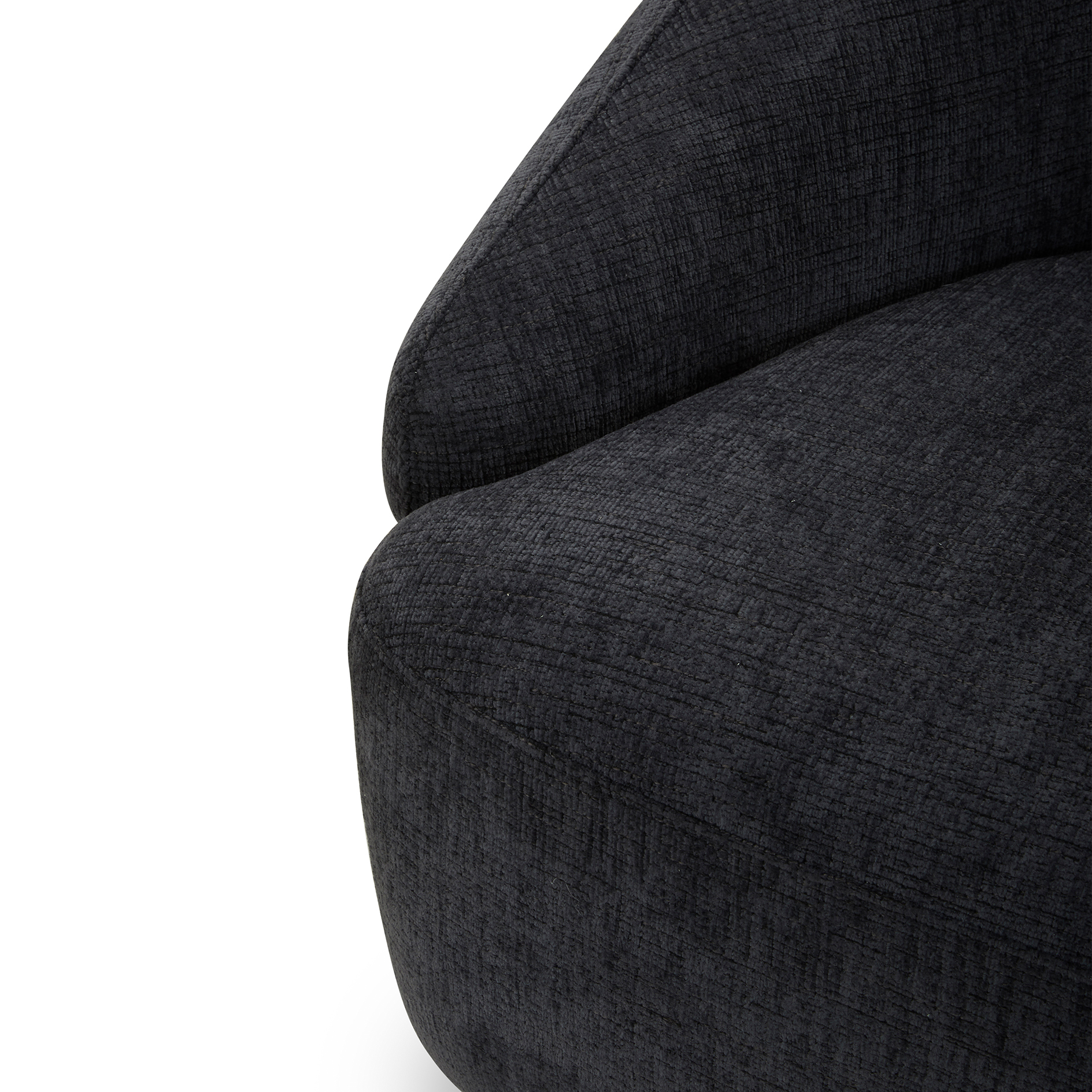 Drehsessel - anthrazit - Webstoff