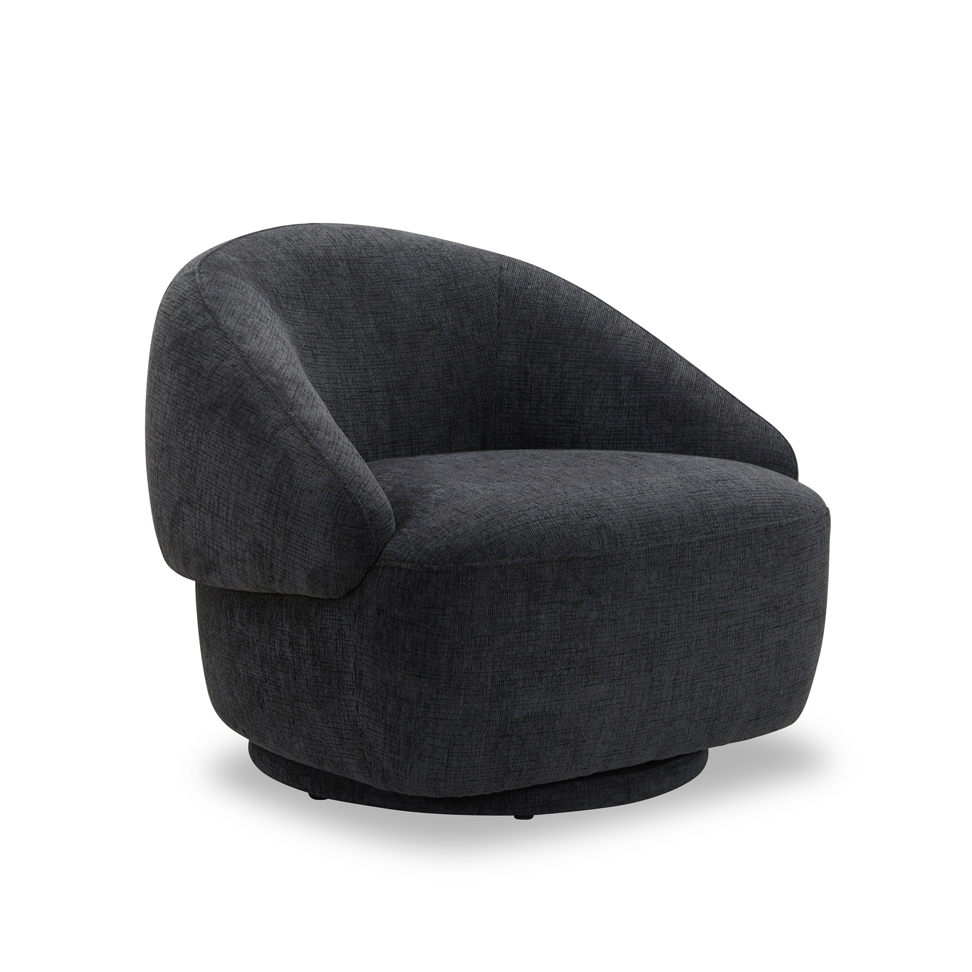 Drehsessel - anthrazit - Webstoff
