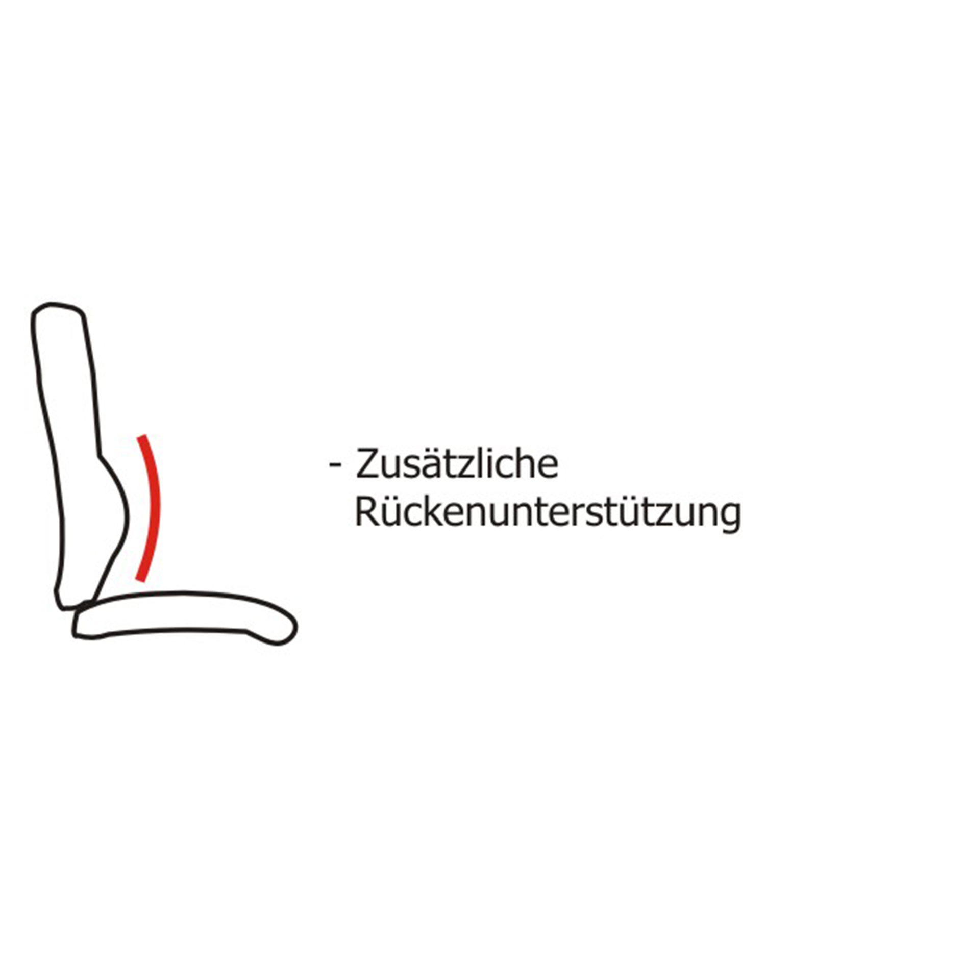 Drehstuhl - schwarz - mit Netzrücken - höhenverstellbar