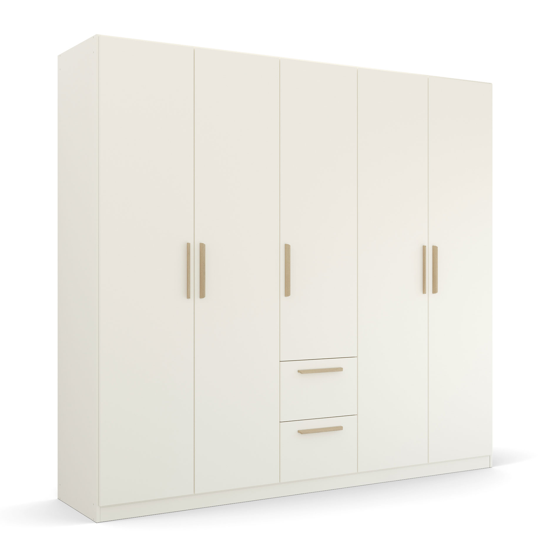 Drehtürenschrank - alpinweiß - 226 cm