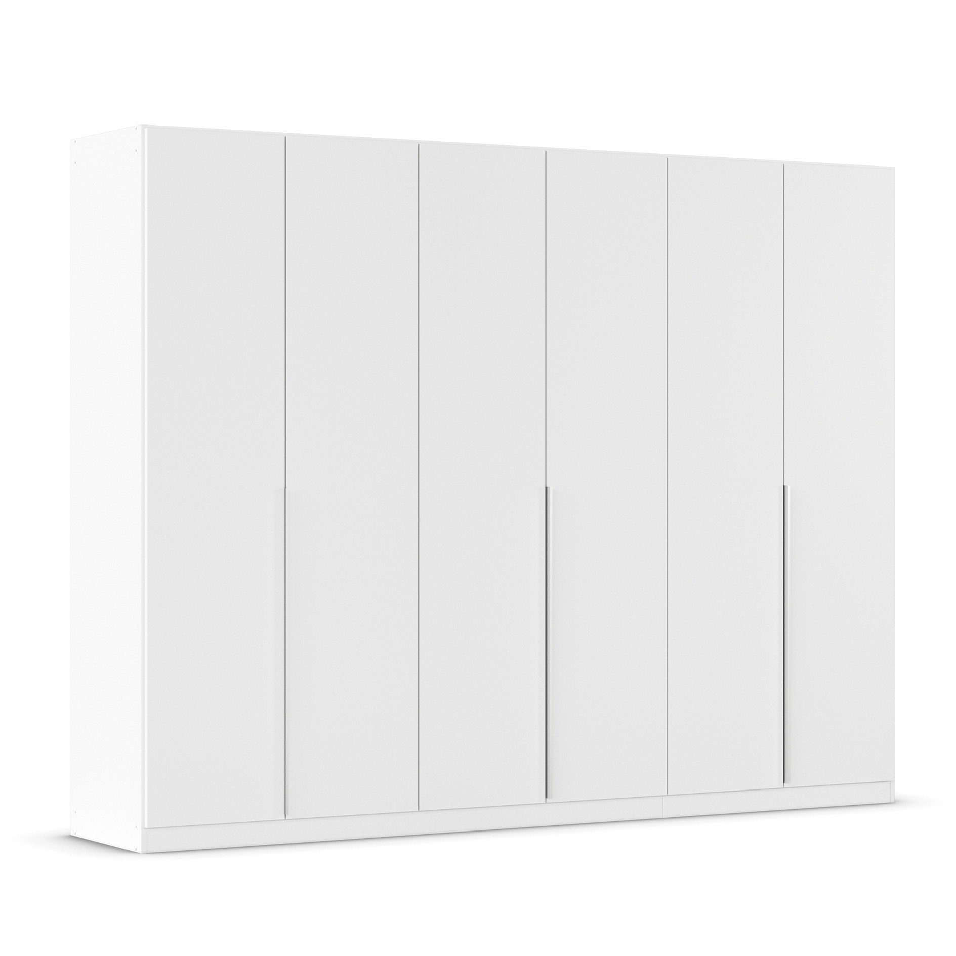 Drehtürenschrank - alpinweiß - 6-türig - 271x210 cm