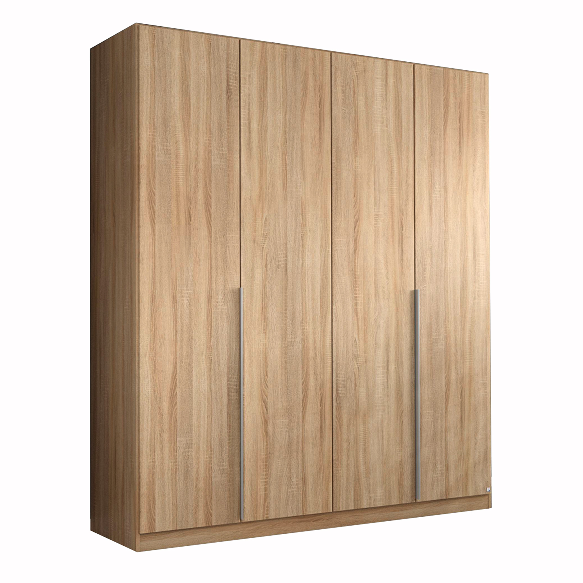 Drehtürenschrank - Eiche Sonoma - 4-türig - 181x210 cm