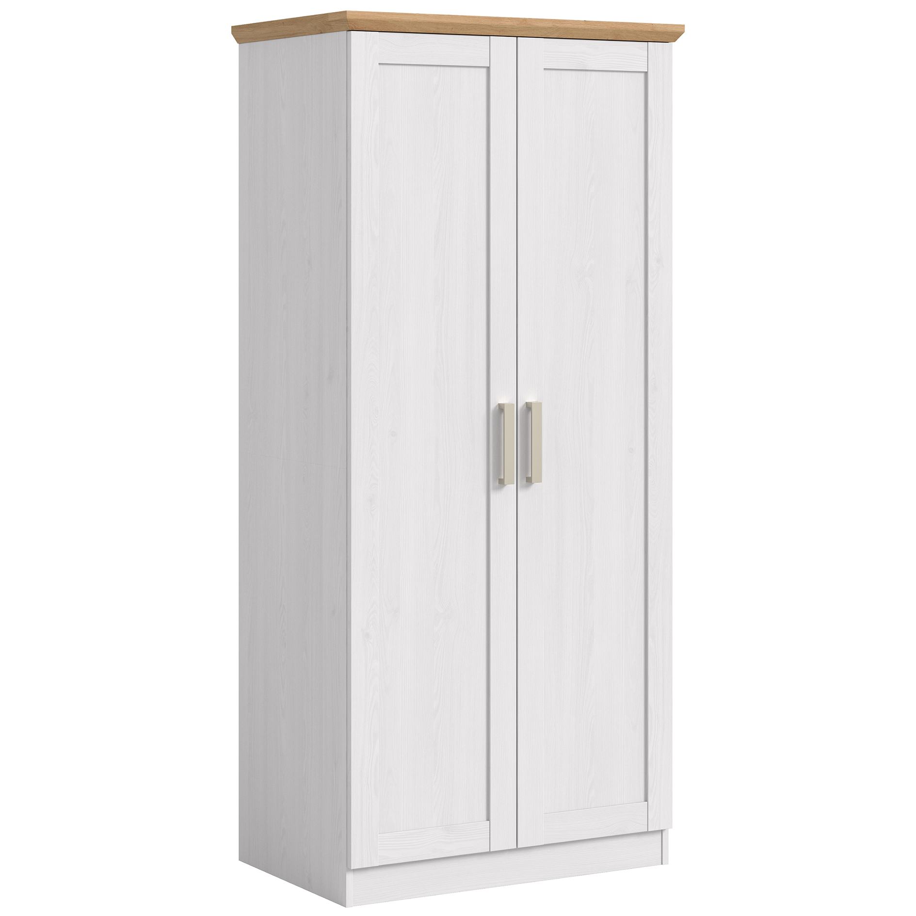 Drehtürenschrank FLORENZ - Sibiu Lärche - Artisan Eiche - 184 cm hoch