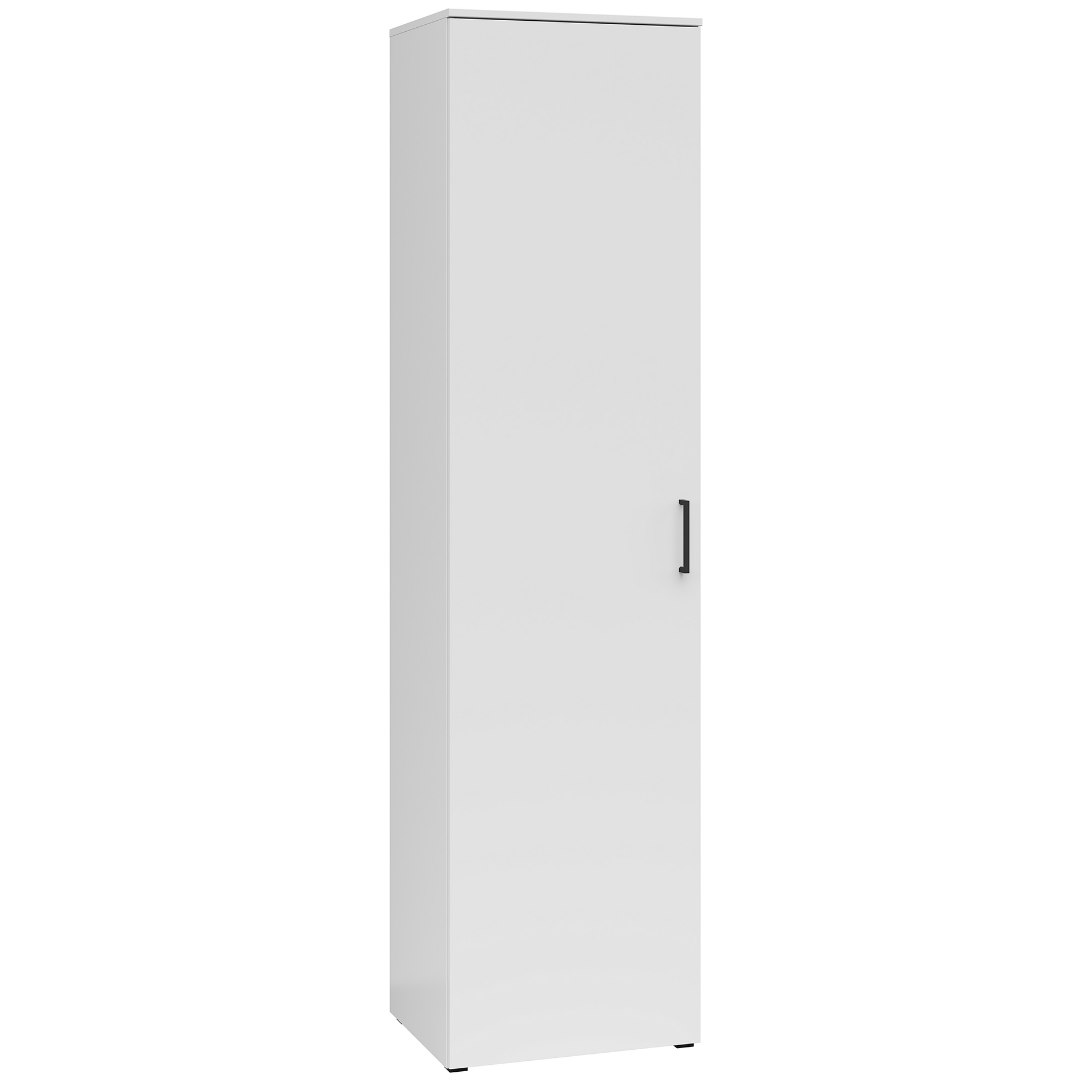 Drehtürenschrank - weiß - Breite 50 cm