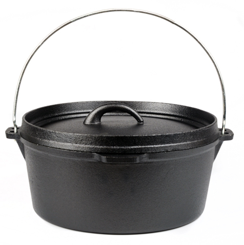 Dutch Oven - schwarz - 5 Liter