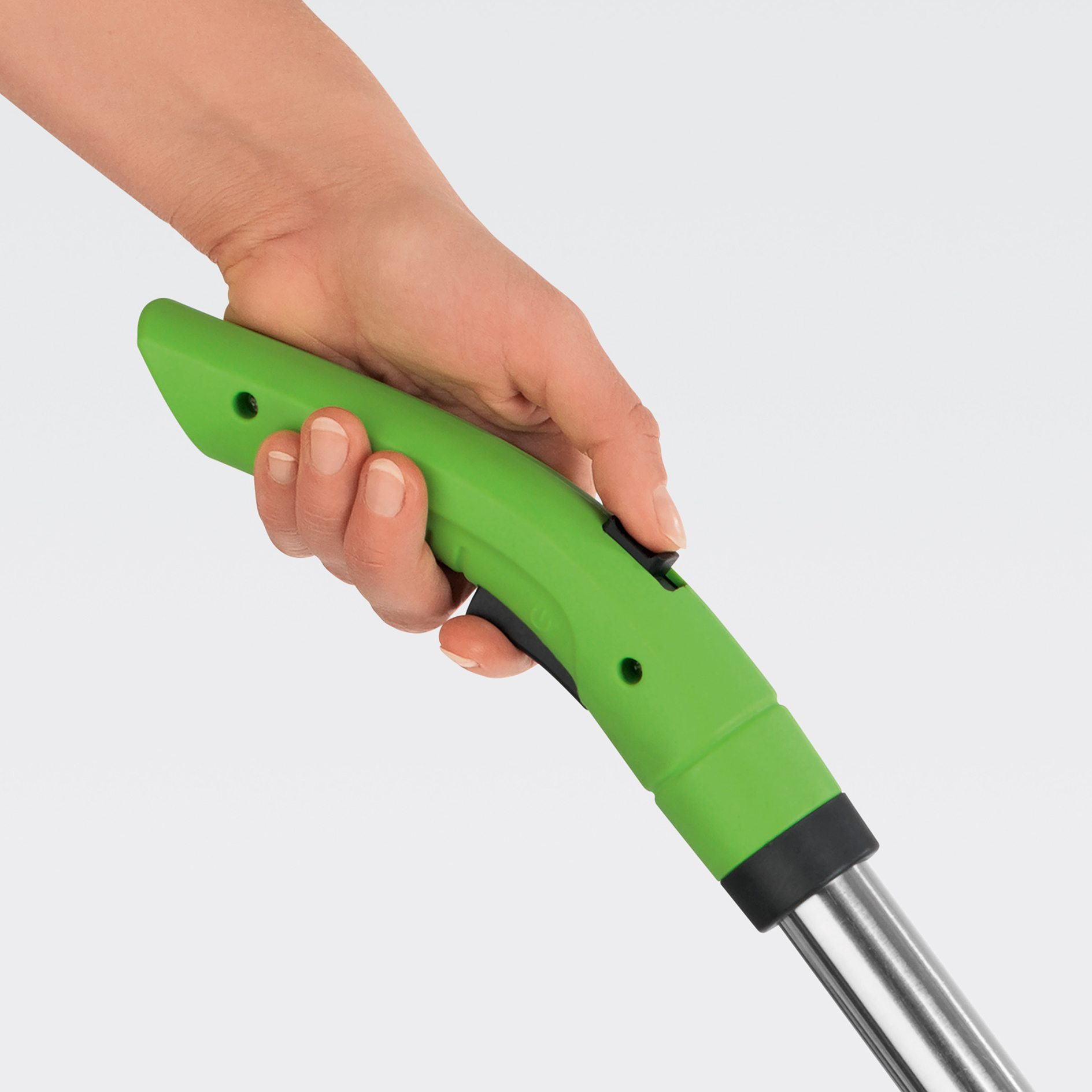 EASYMAXX Akku-Rasentrimmer - grün - höhenverstellbar