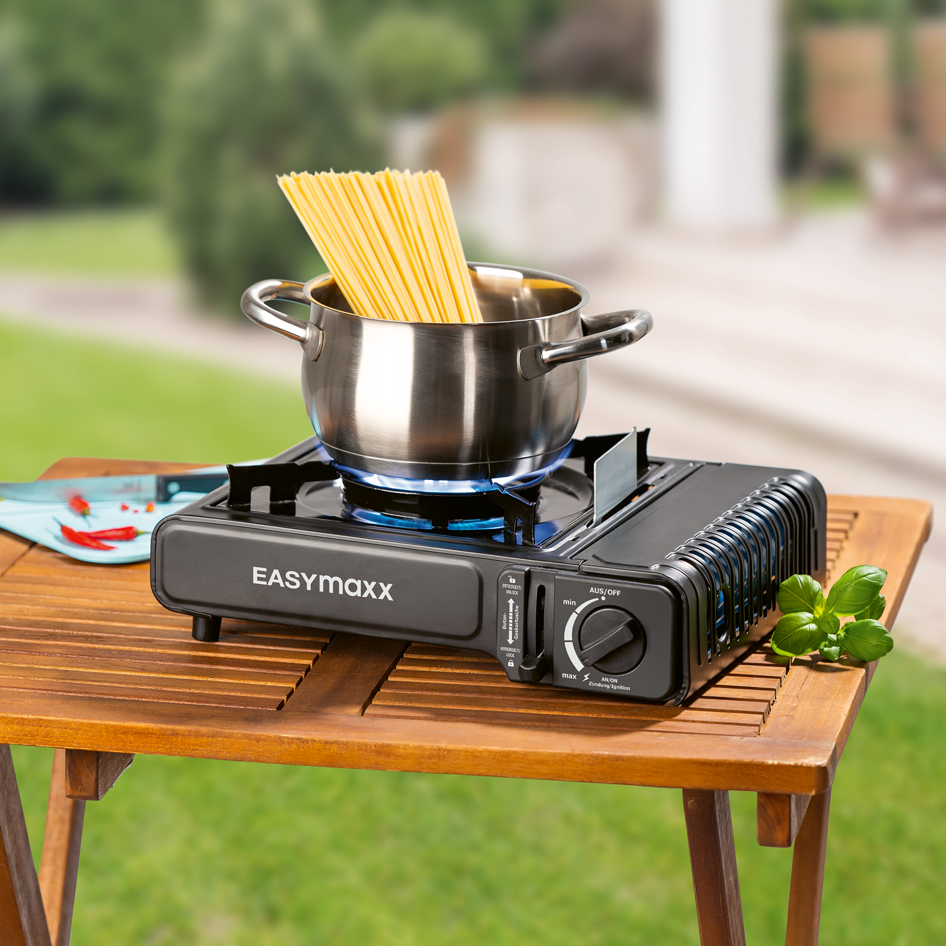 EASYMAXX  Gaskocher - schwarz - 2100 Watt