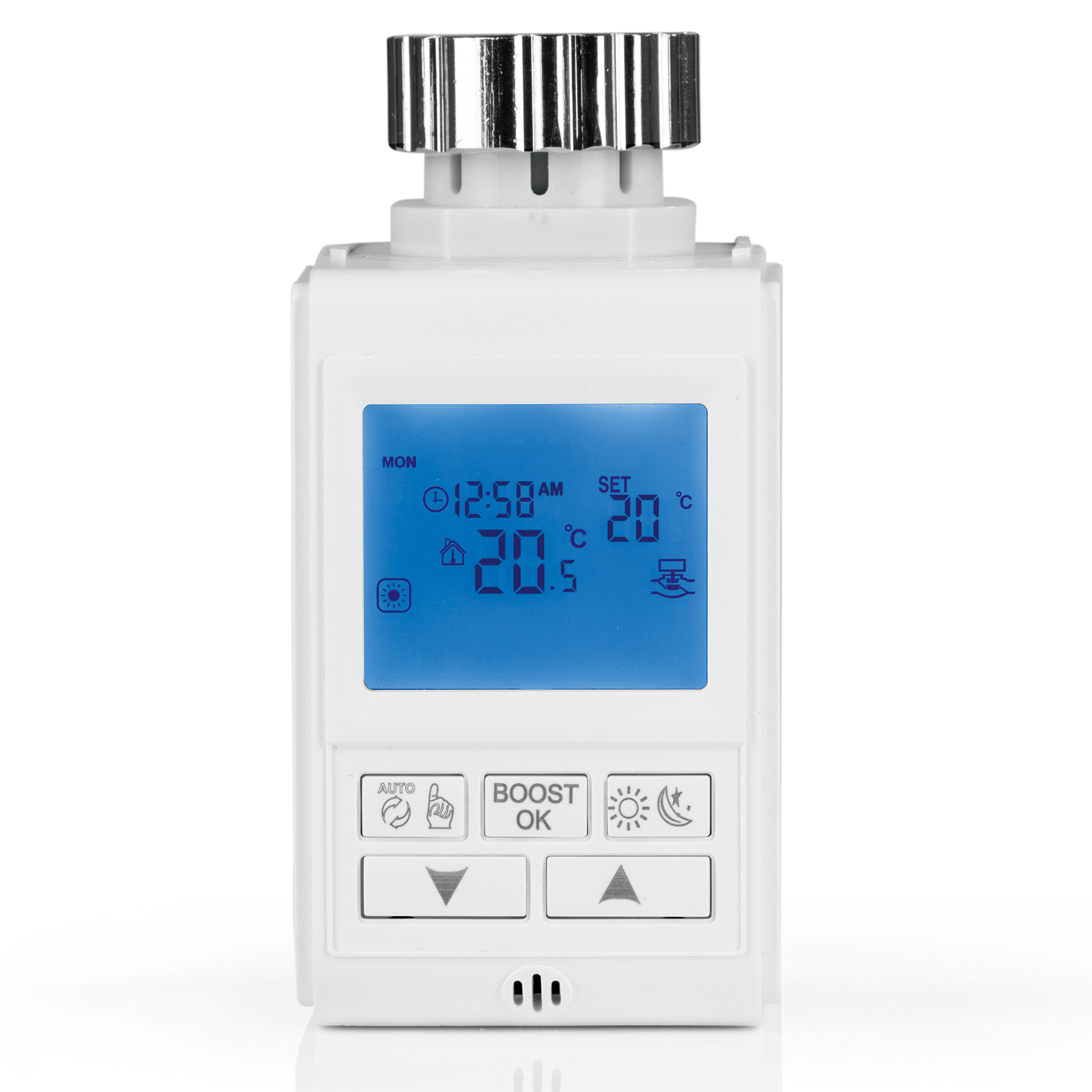 EASYMAXX Heizkörperthermostat - weiß - digital
