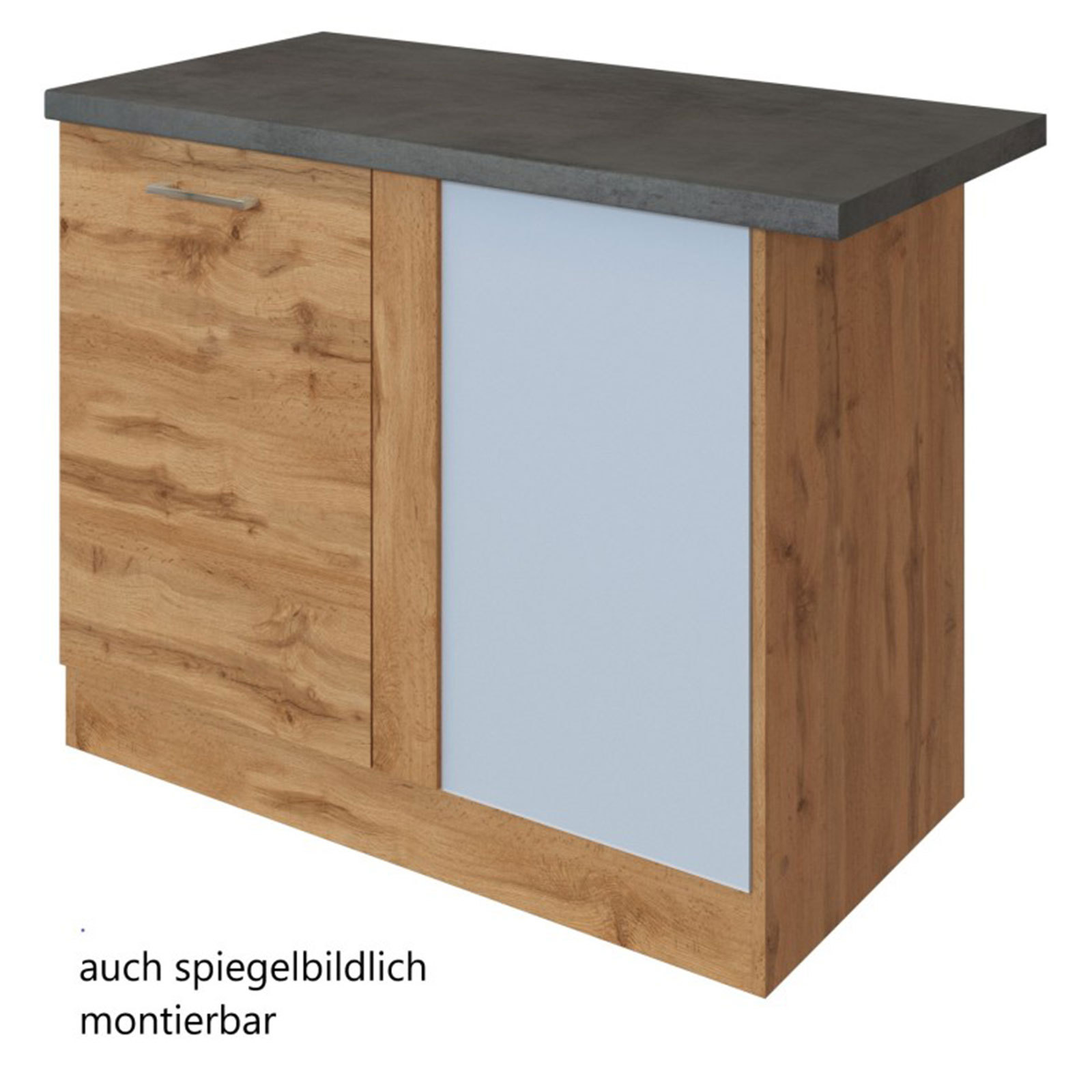 Eck-Anrichte SORRENTO - Wotan Eiche - 100 cm breit