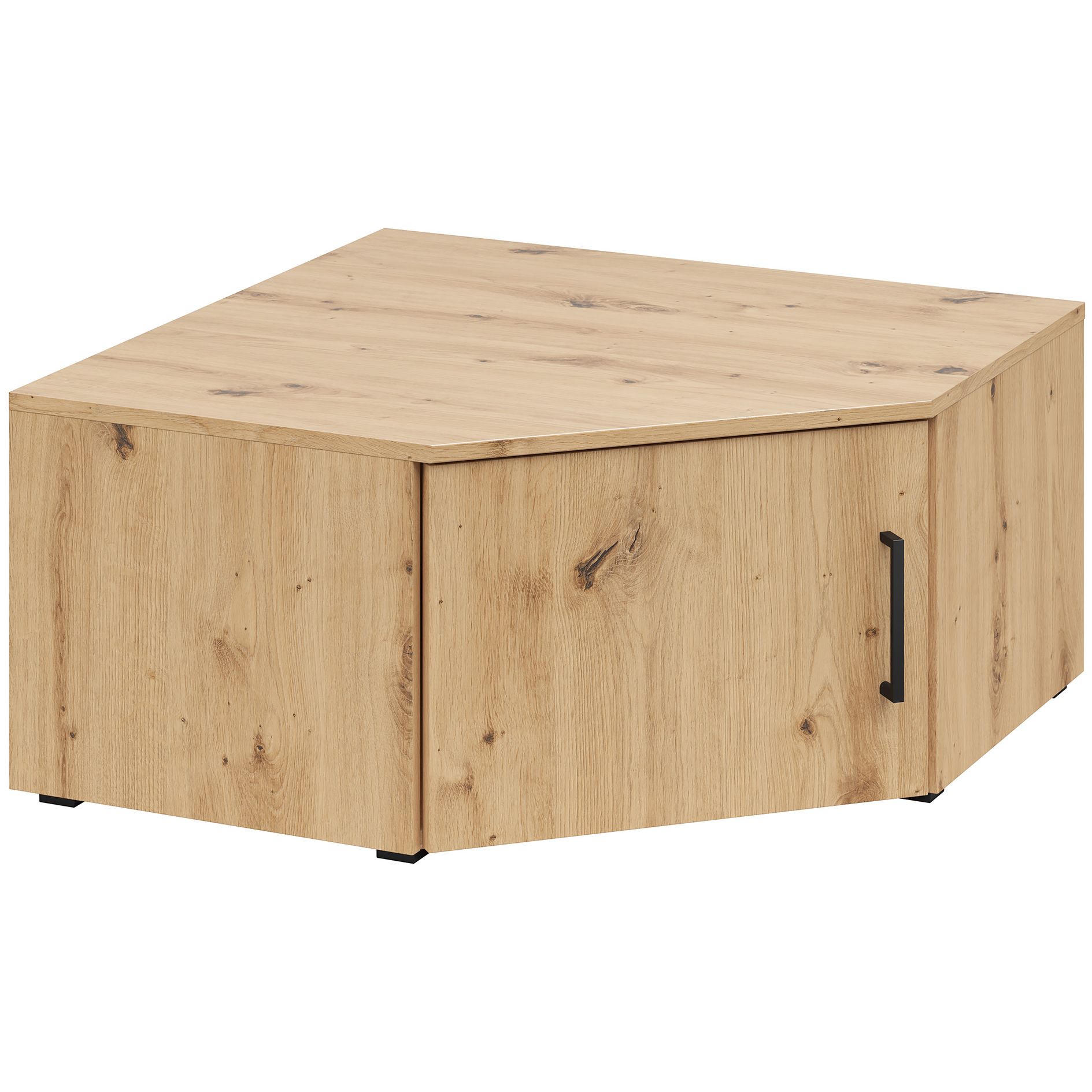 Eck-Aufsatzschrank/Standelement - Artisan Eiche - 72x72 cm