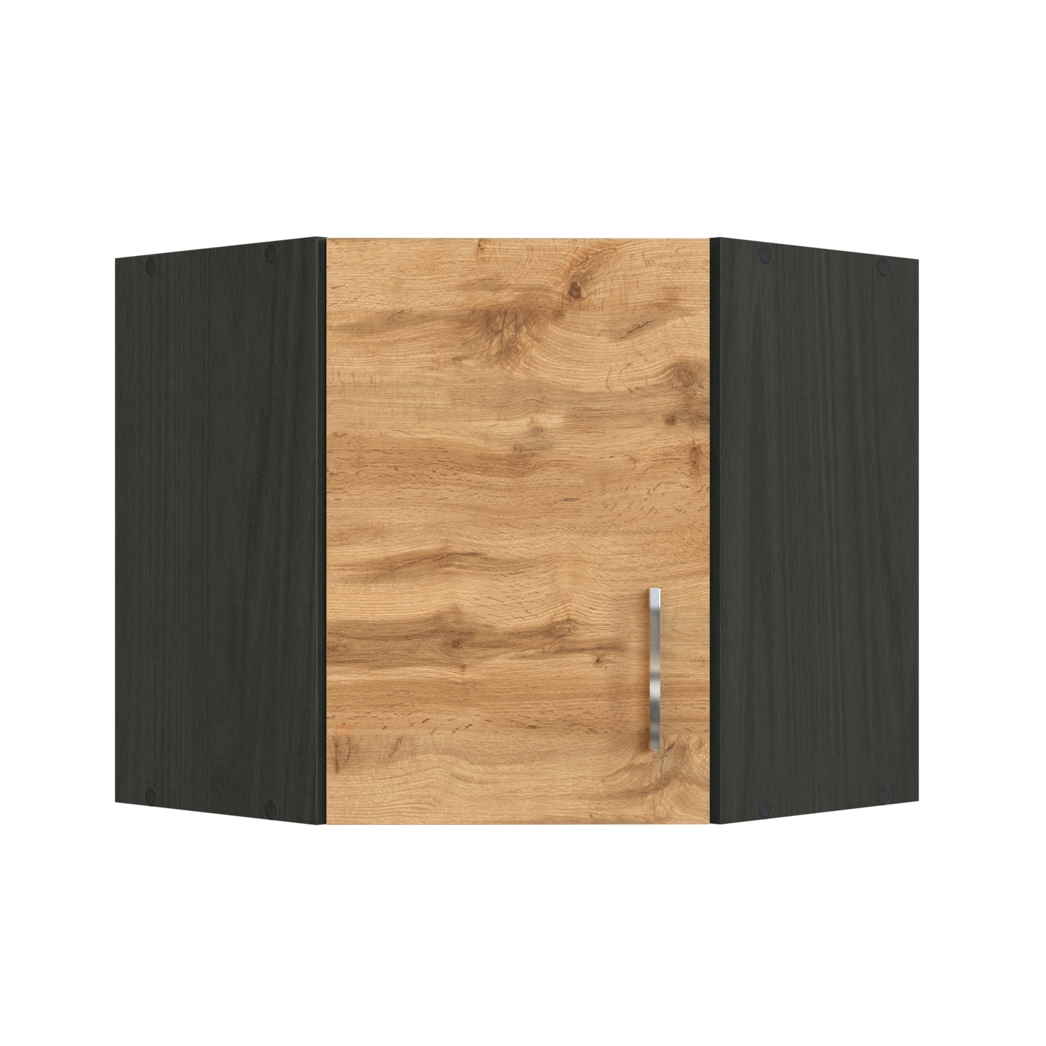 Eck-Hängeschrank SORRENTO - Wotan Eiche - graphit - 60 cm breit