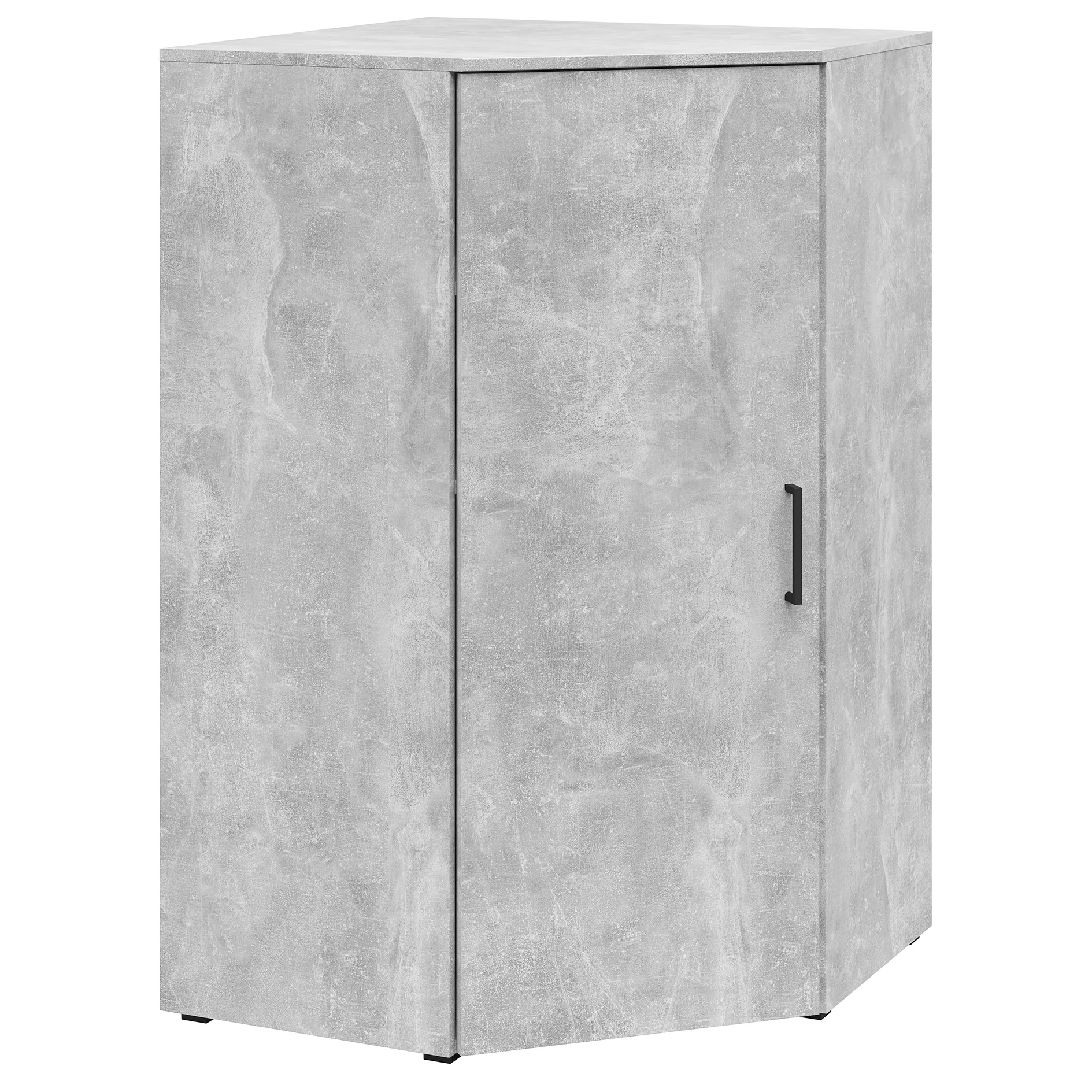 Eck-Kommode - Betonoptik - 73x73 cm