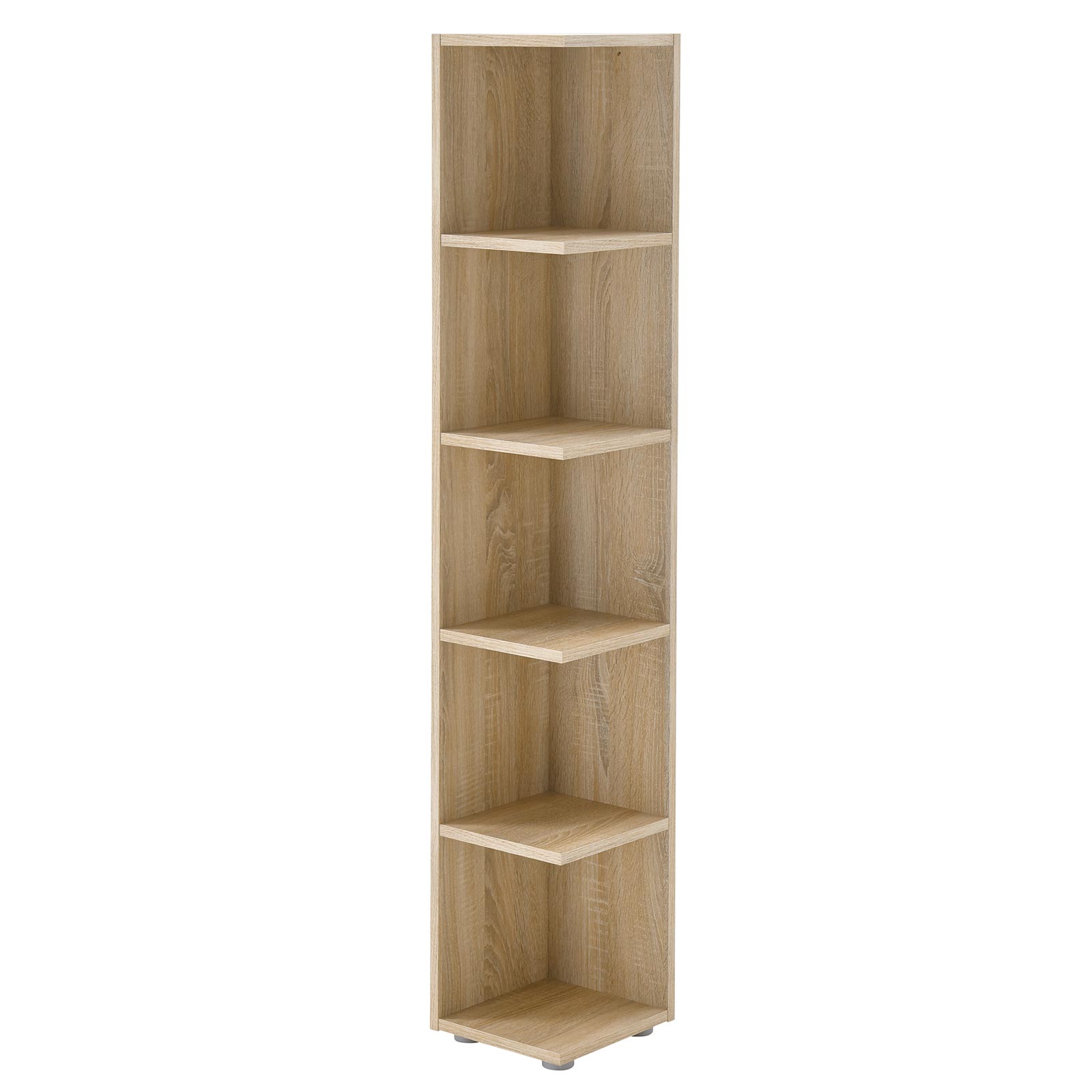 Eckregal - Sonoma Eiche - 142 cm hoch