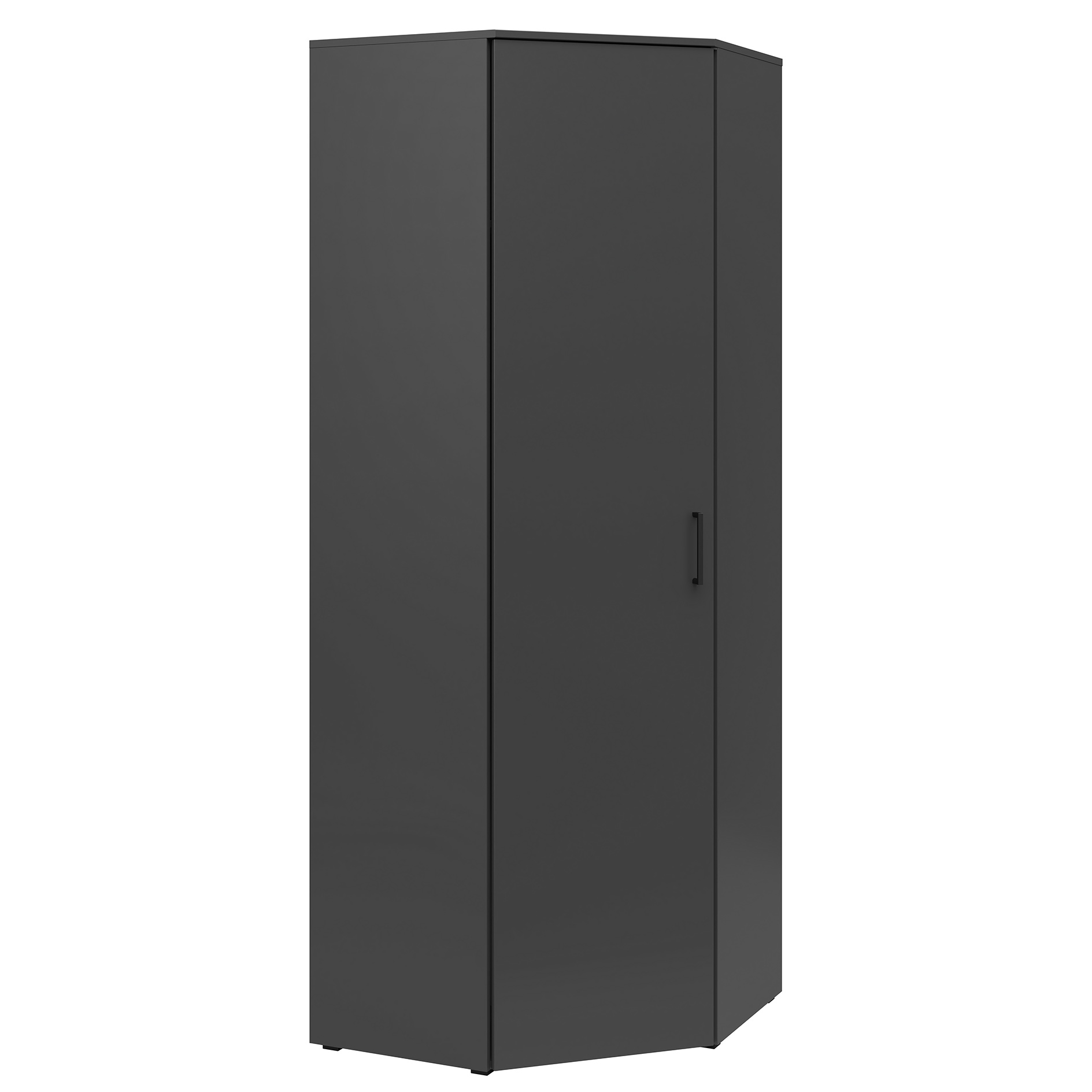 Eckschrank - anthrazit - Breite 101 cm