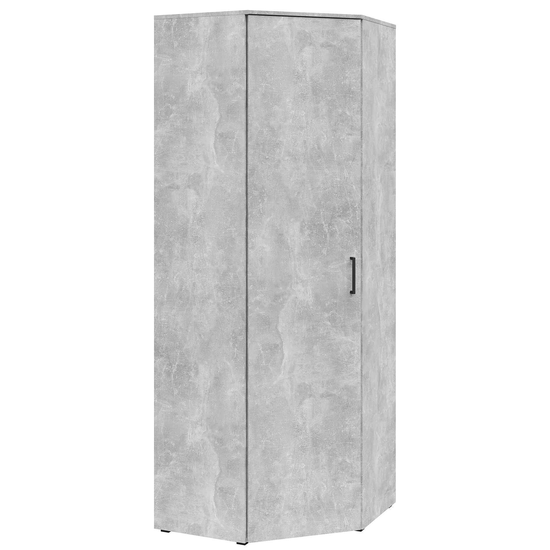 Eckschrank - Betonoptik - Breite 101 cm