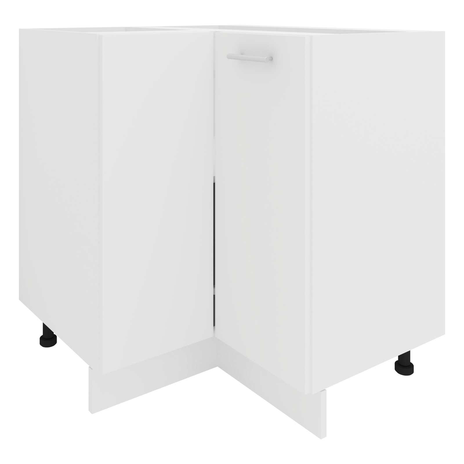 Eckschrank ESILO - weiß - 76x76 cm