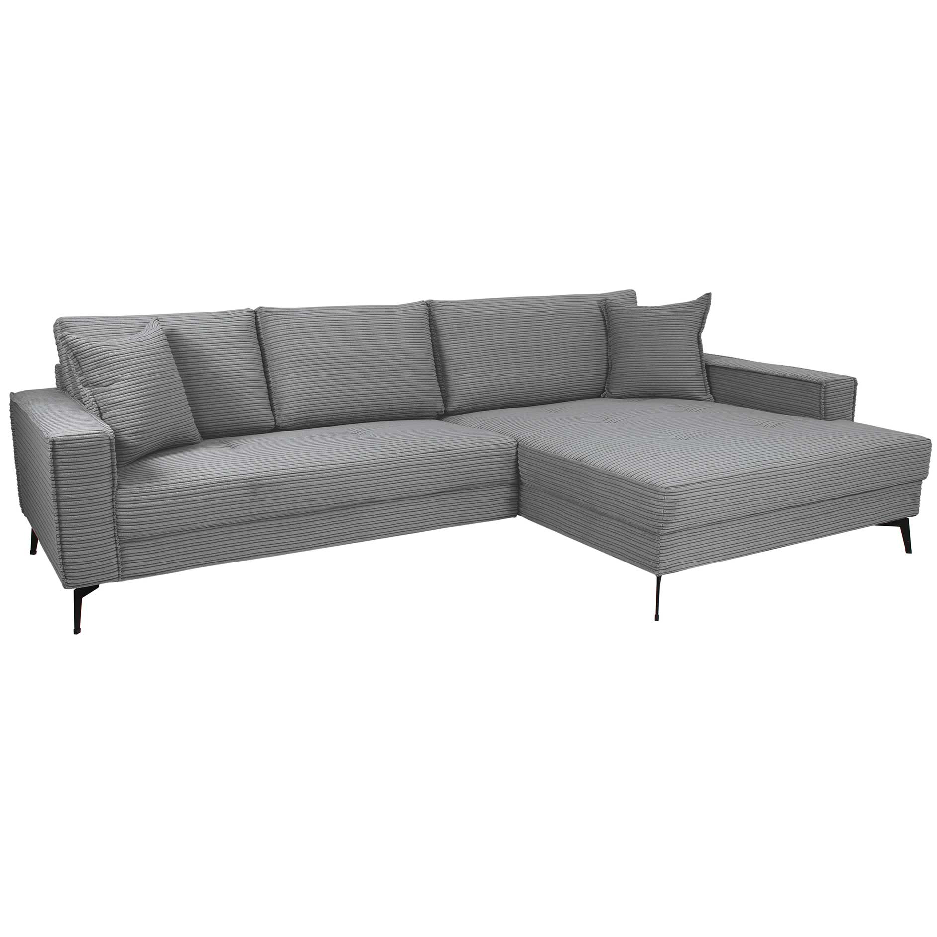 Ecksofa - ash - Cord - Recamiere rechts