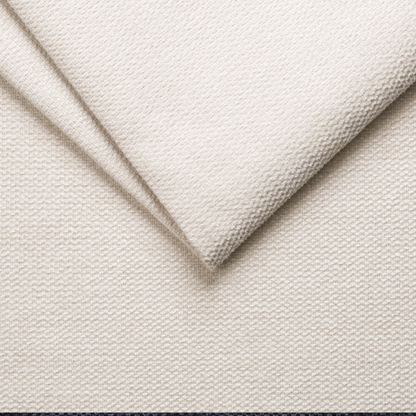 Ecksofa - cream - Liegefunktion und Staukasten - Ottomane rechts