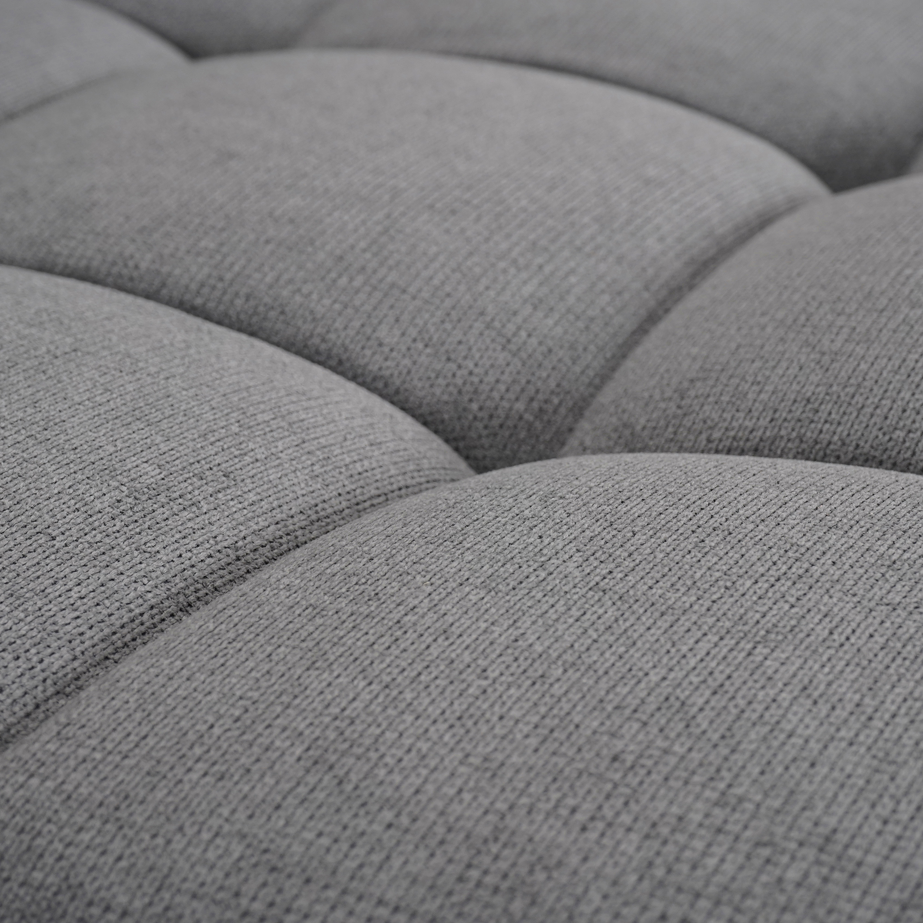 Ecksofa - dark grey - Liegefunktion - Staukasten - mit Kissen - Ottomane rechts