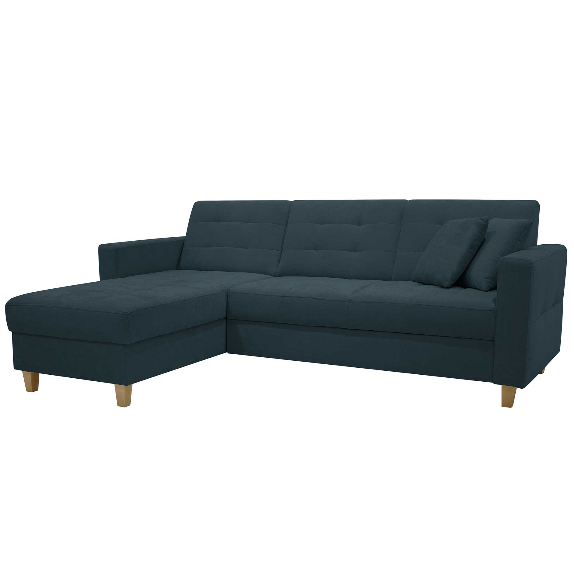 Ecksofa - deep atlantic - Liegefunktion - Staukasten - beidseitig montierbar