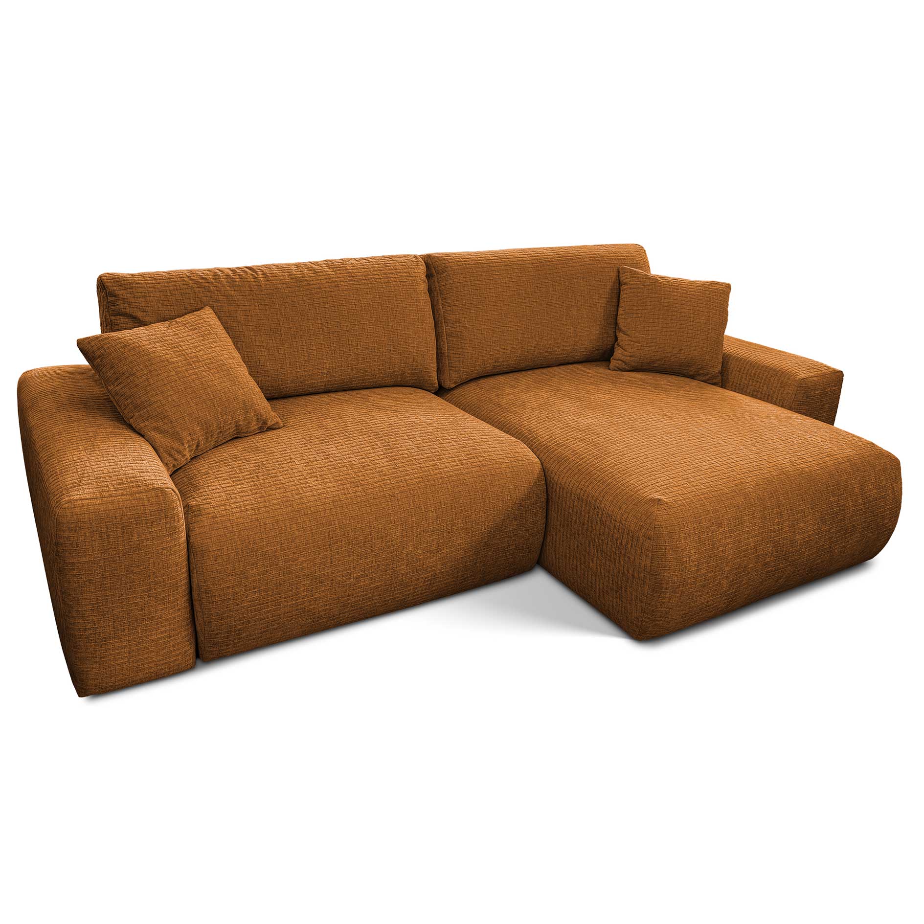 Ecksofa - deepterra - Liegefunktion - Staukasten - Chenille