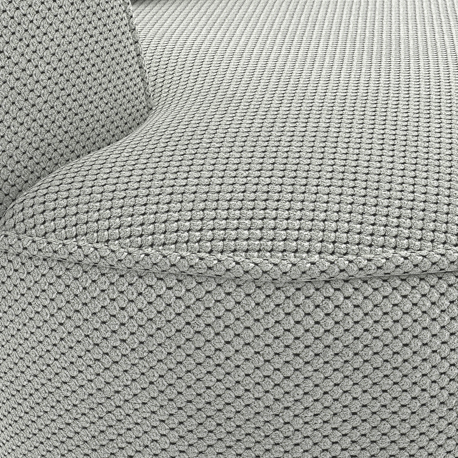 Ecksofa - desert - Samt - 287 cm - Recamiere rechts