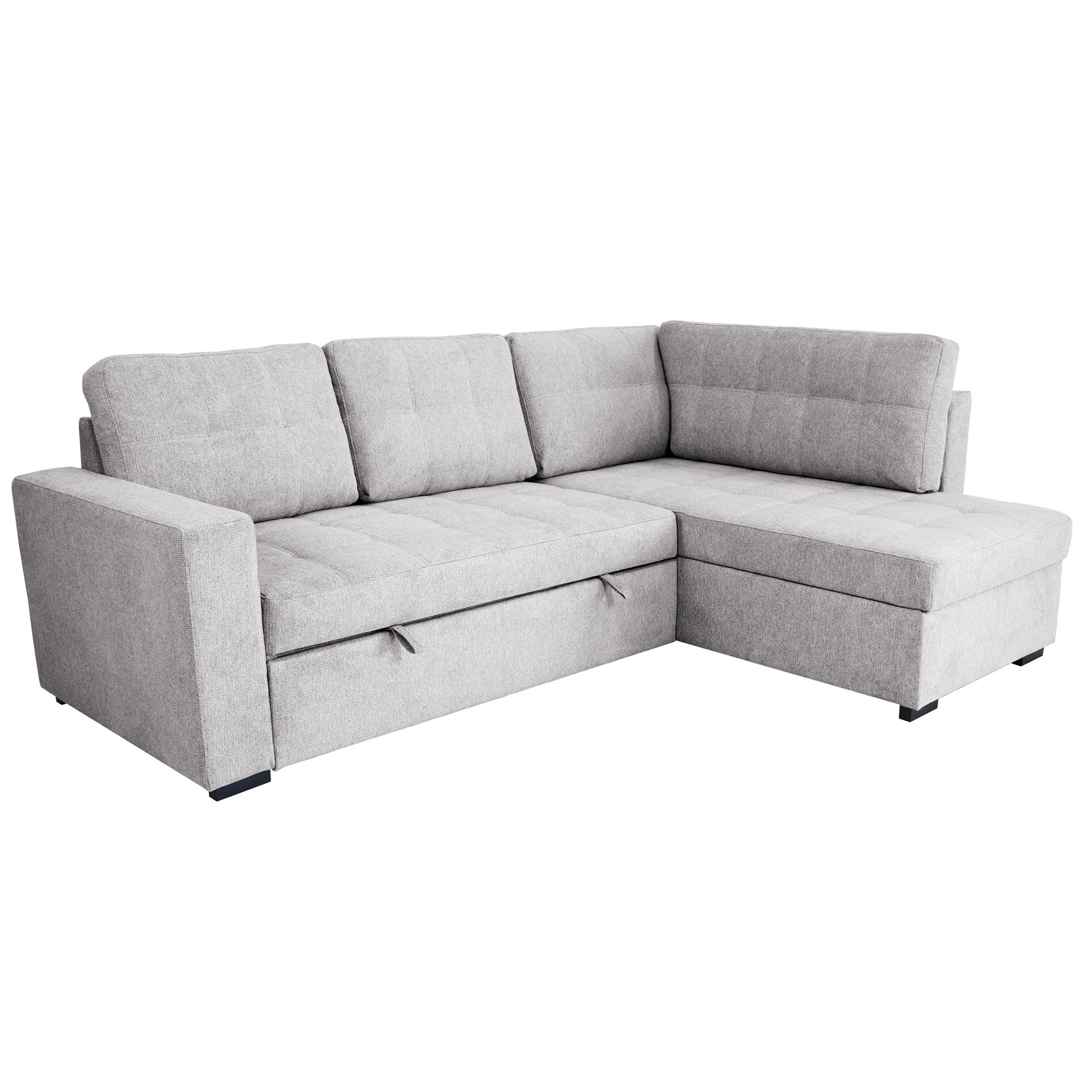 Ecksofa - elephant - Liegefunktion - Staukasten - Strukturgewebe