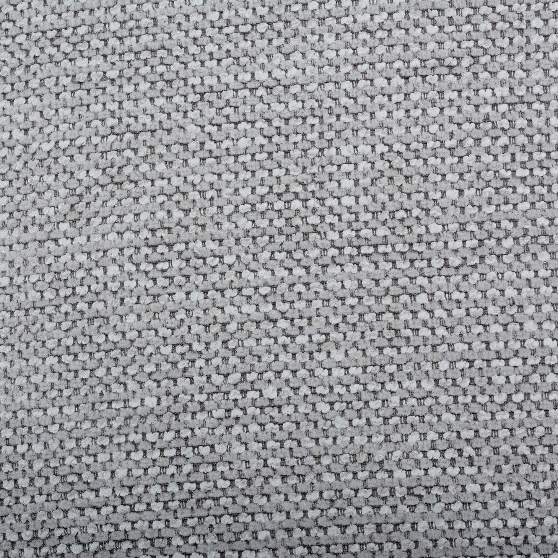 Ecksofa - grau - mit Rückenkissen - Webstoff